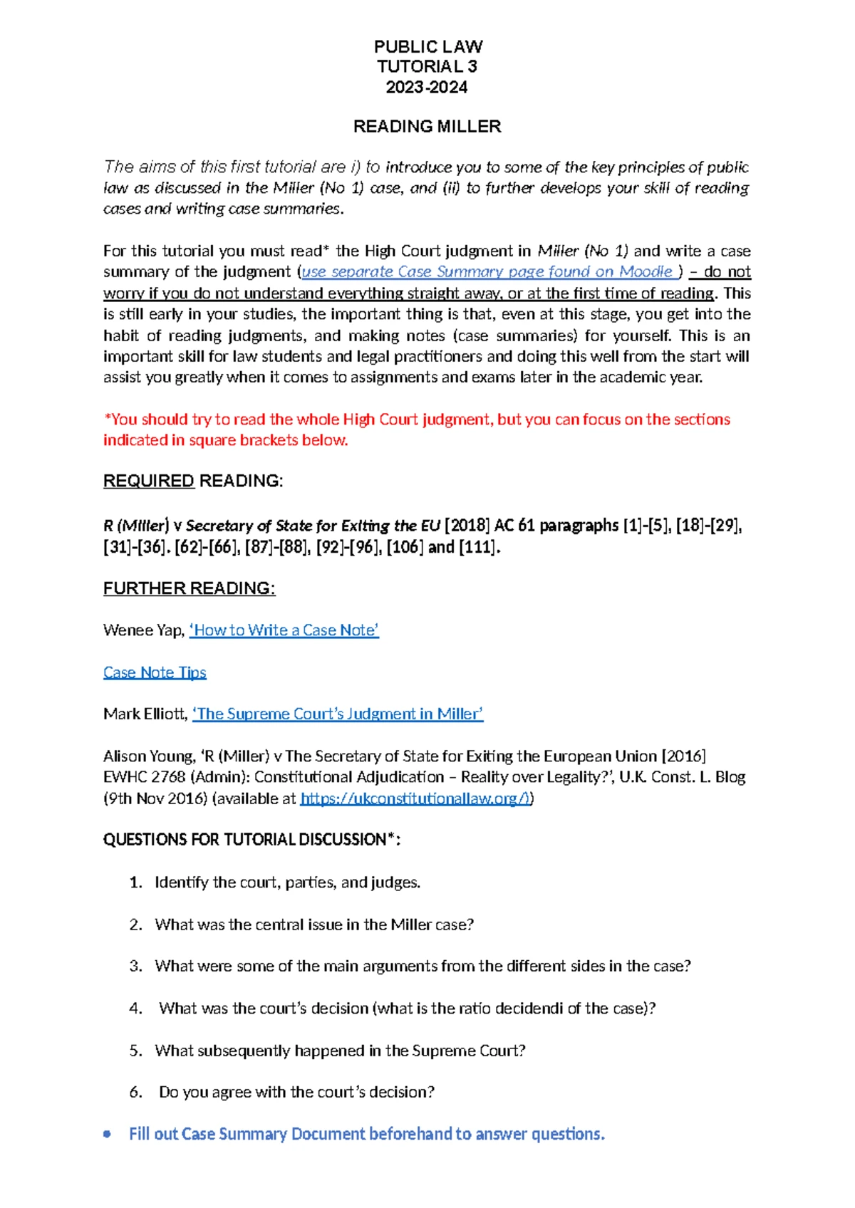 Public Law - Lecture 1 Notes (VK) on Constitutional Foundations - Studocu