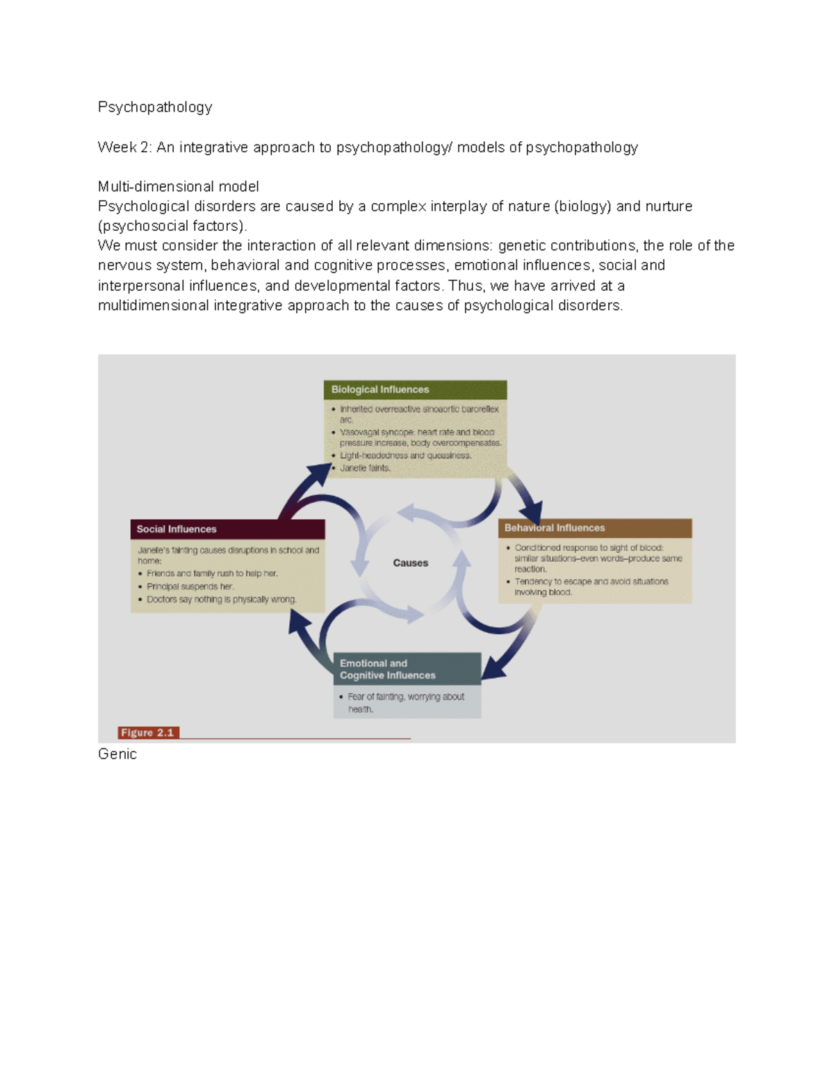 Untitled document - this is week2 - Psychopathology Week 2: An ...