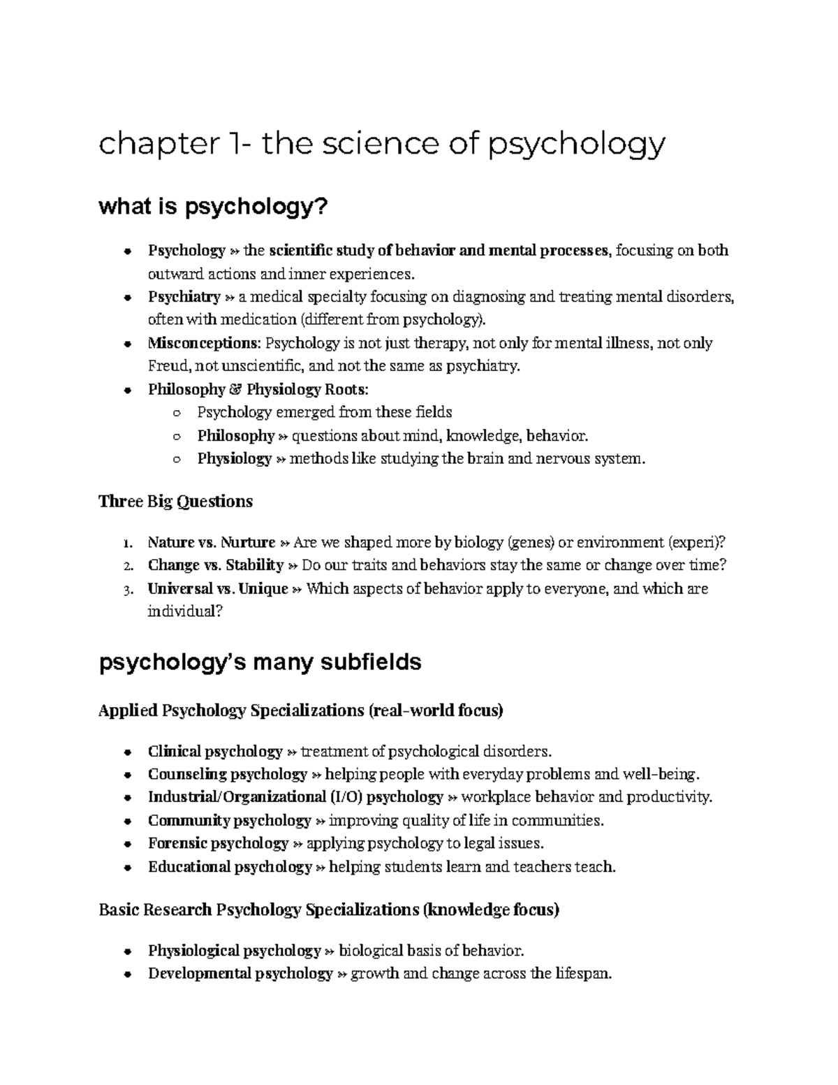 Psychology 101: Comprehensive Study Guide for Final Exam Preparation ...