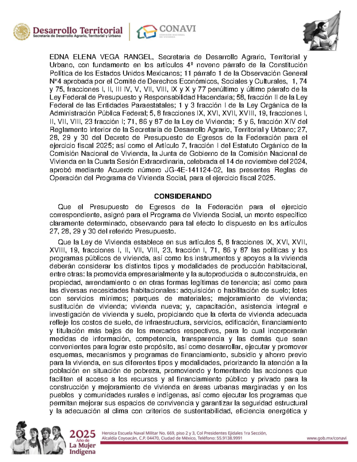 Reglas de Operación del Programa de Vivienda Social 2025 - Studocu