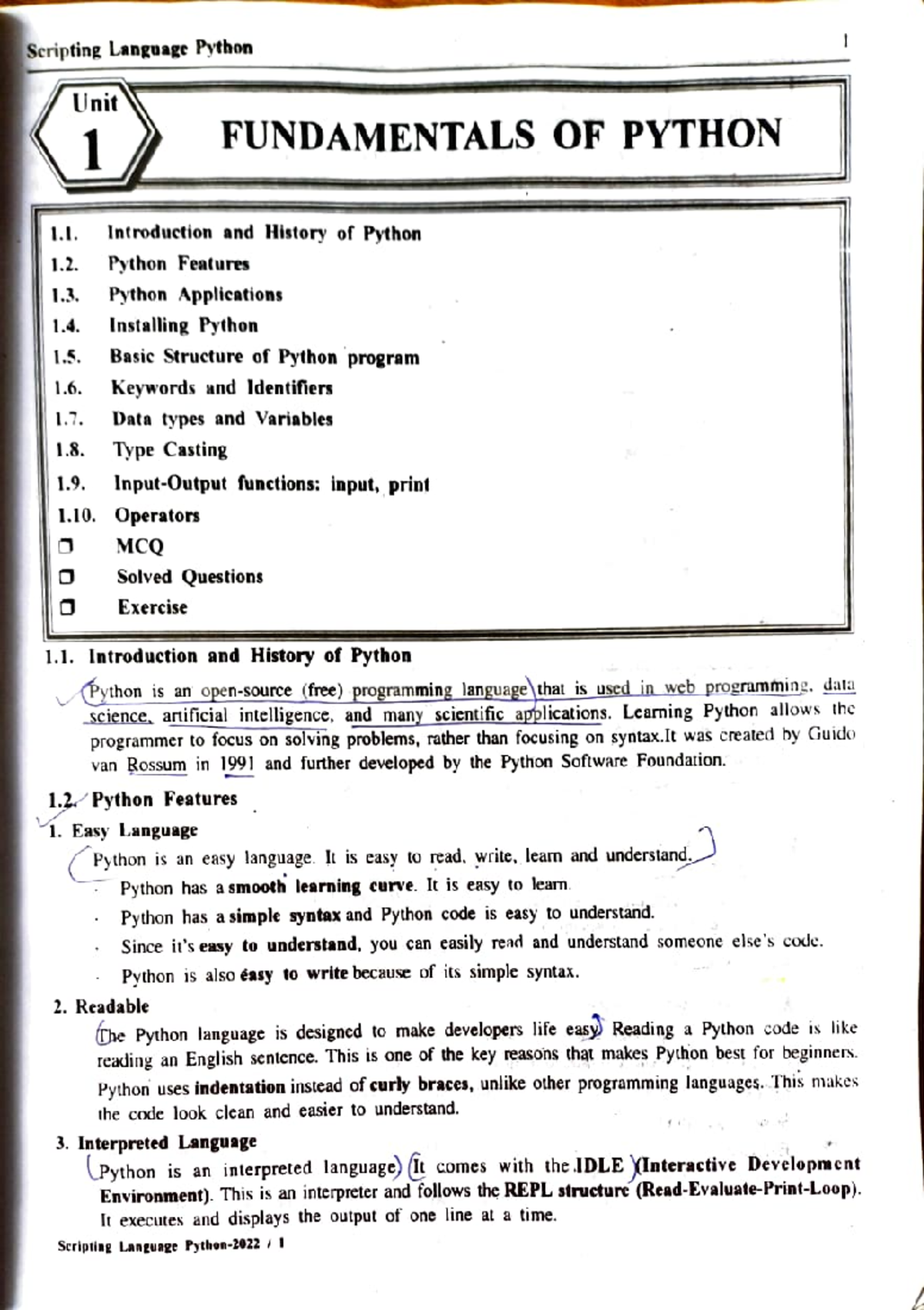 Sem 3 com python ch 1 - This is - Scripting Language Python 1. 13. 1. 1 ...