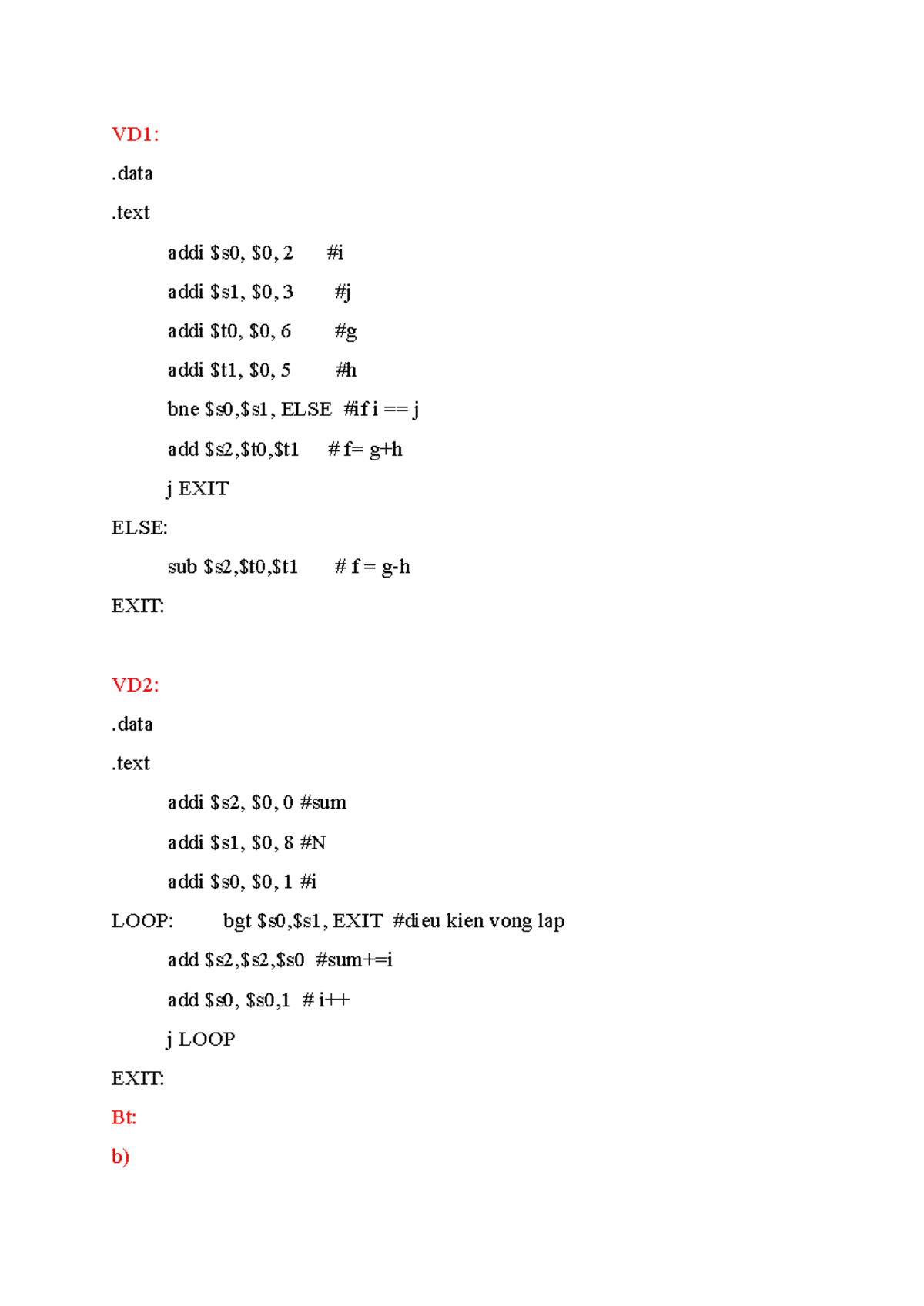 LAB 4: Assembly Language Programming Exercise on Loops and Conditions ...