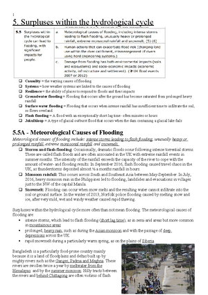 7. Causes of water insecurity - 7. Causes of water insecurity Water ...
