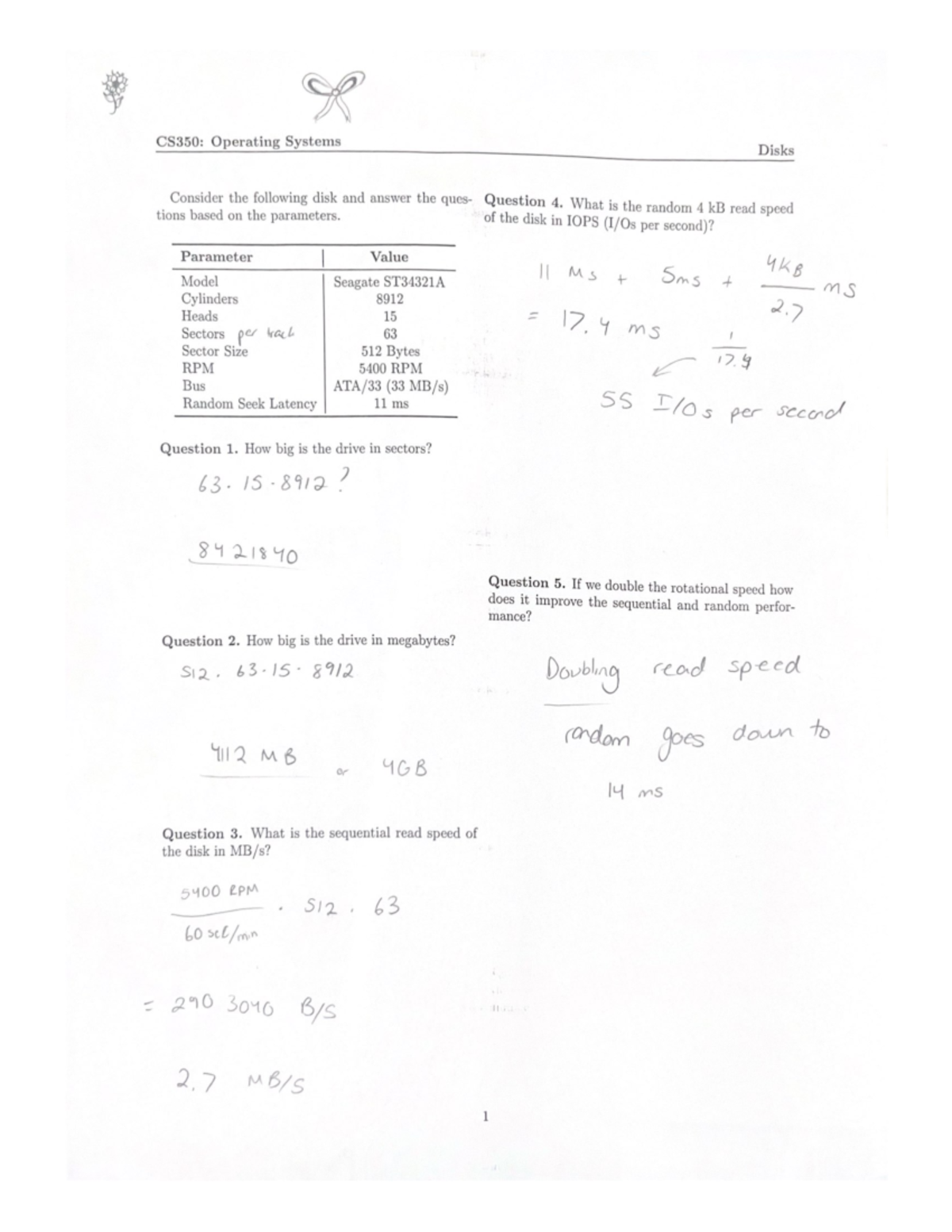 CS350 Operating Systems In Class Assignments - R CS350: Operating ...