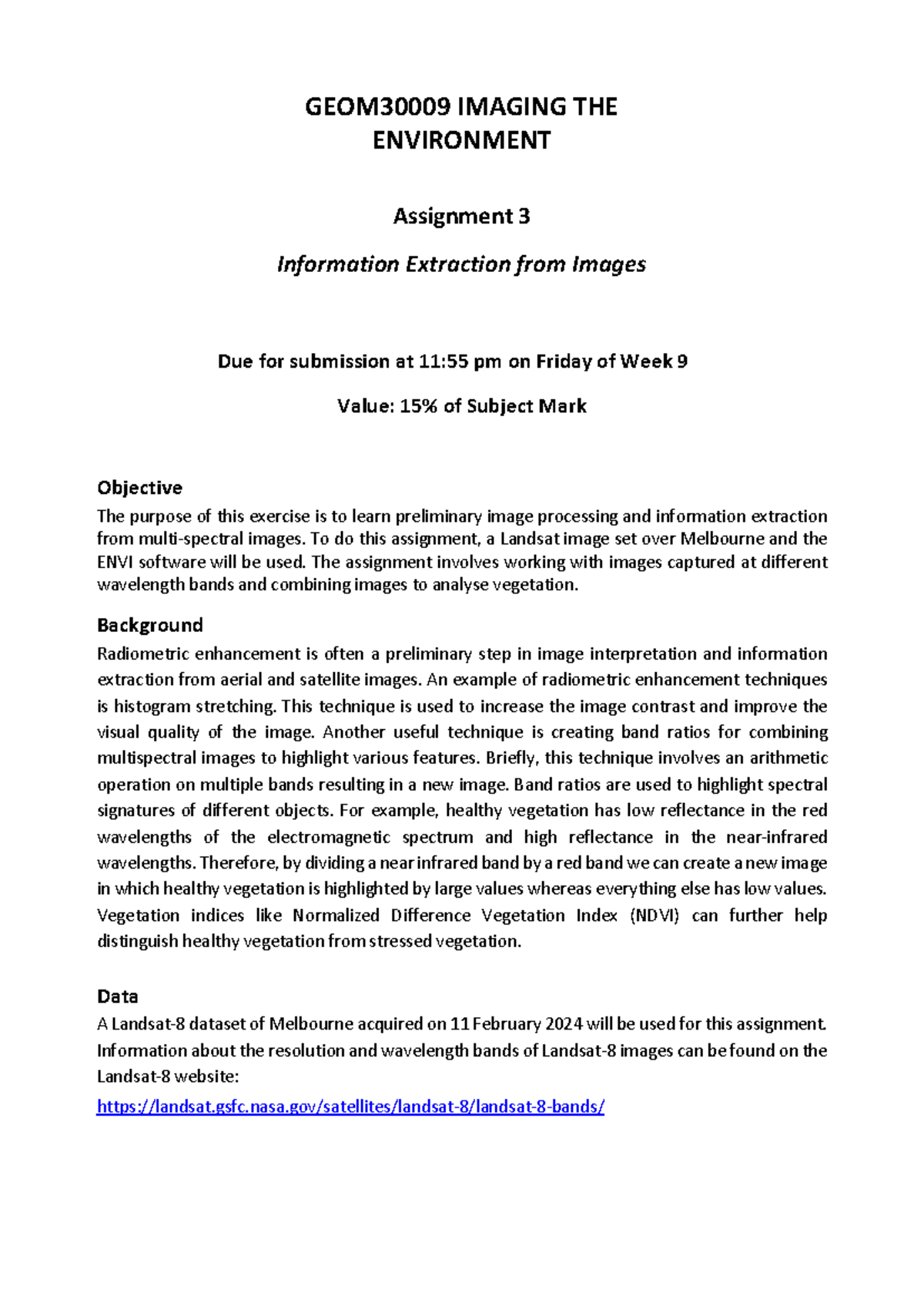 Geom30009-Assignment 3-information-extraction v3 - GEOM30009 IMAGING ...