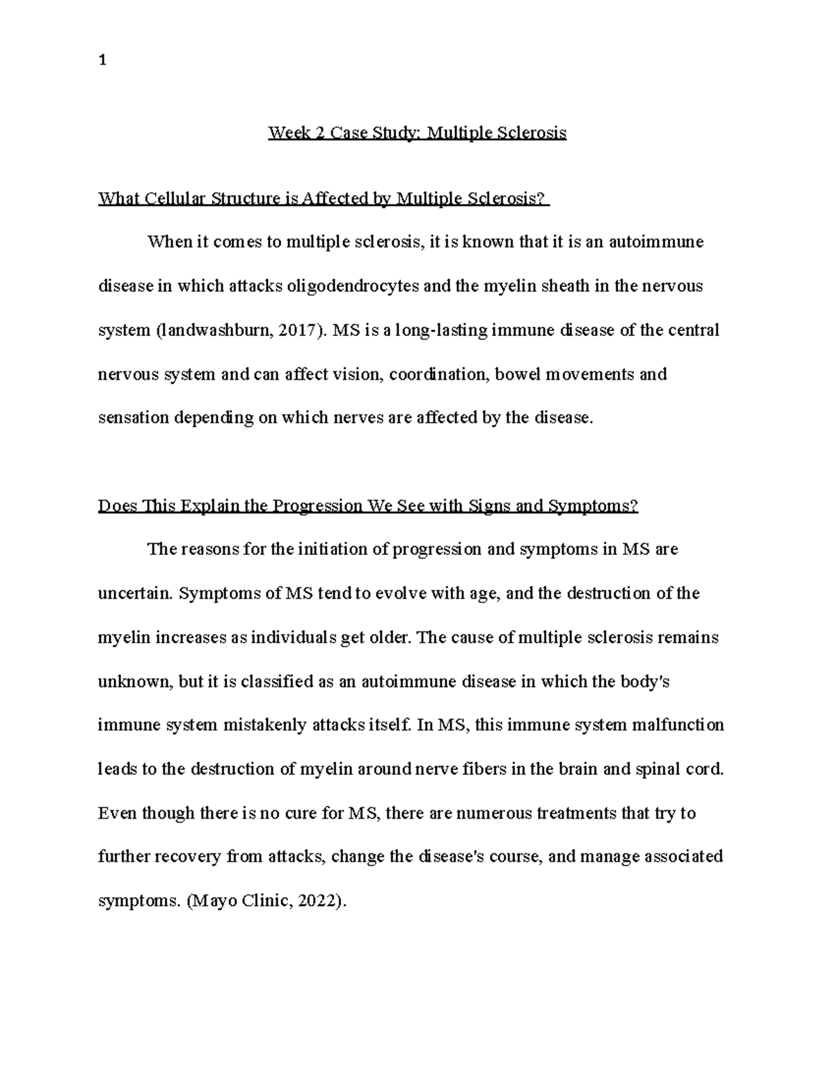 Case Study #2 - MS - Week 2 Case Study: Multiple Sclerosis What ...