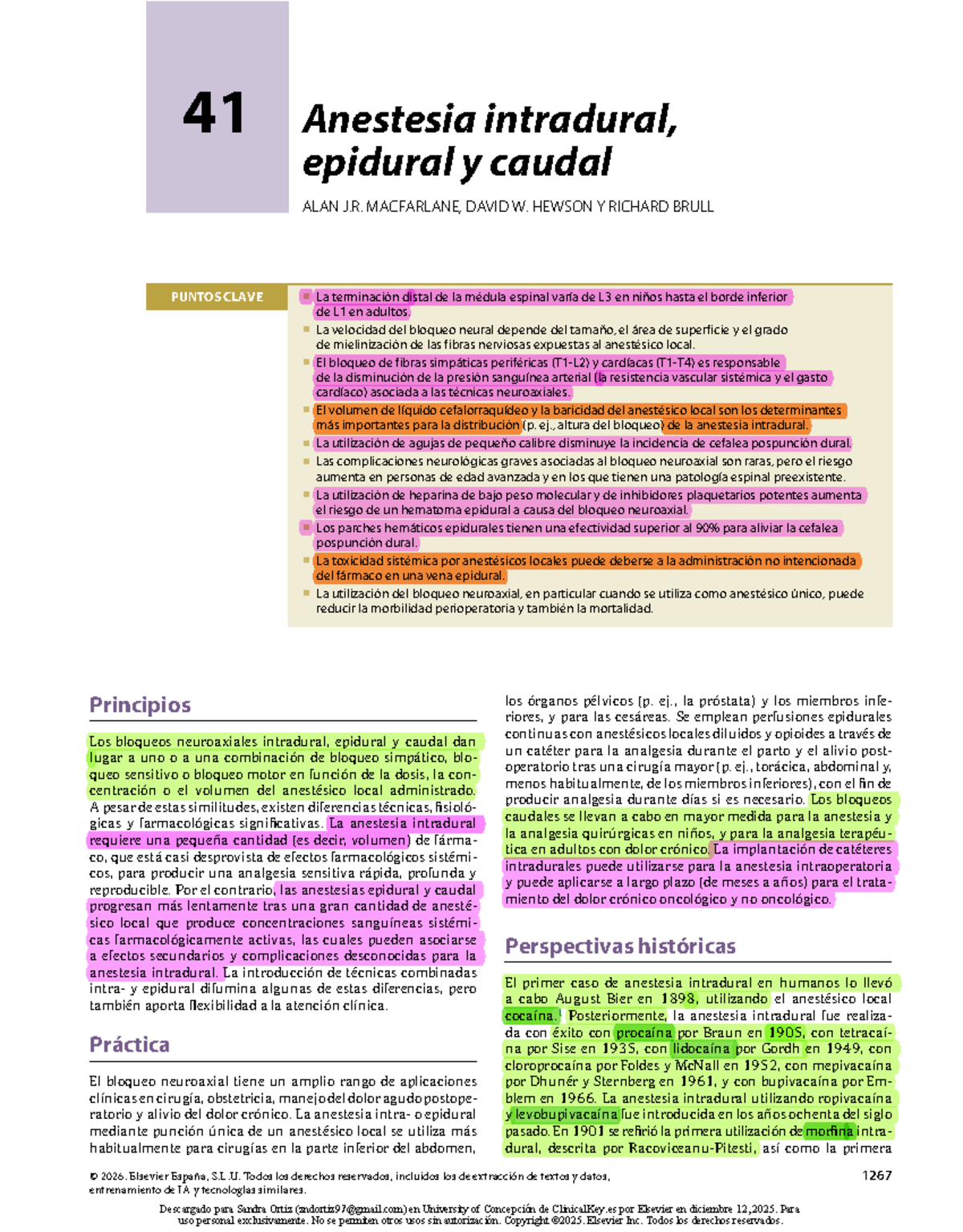 41 Anestesia Intradural, Epidural y Caudal: Puntos Clave y Aplicaciones ...