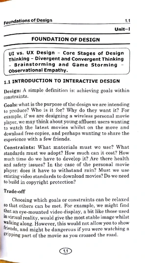 UX Design Foundations and Key Concepts - Unit 3 Lecture Notes - Studocu