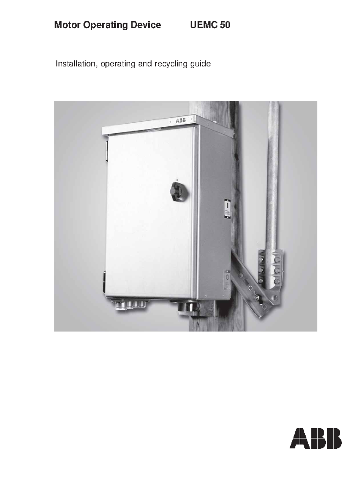 ABB DS Type UEMC 50 - Comprehensive Guide on Switch Install & Operate ...
