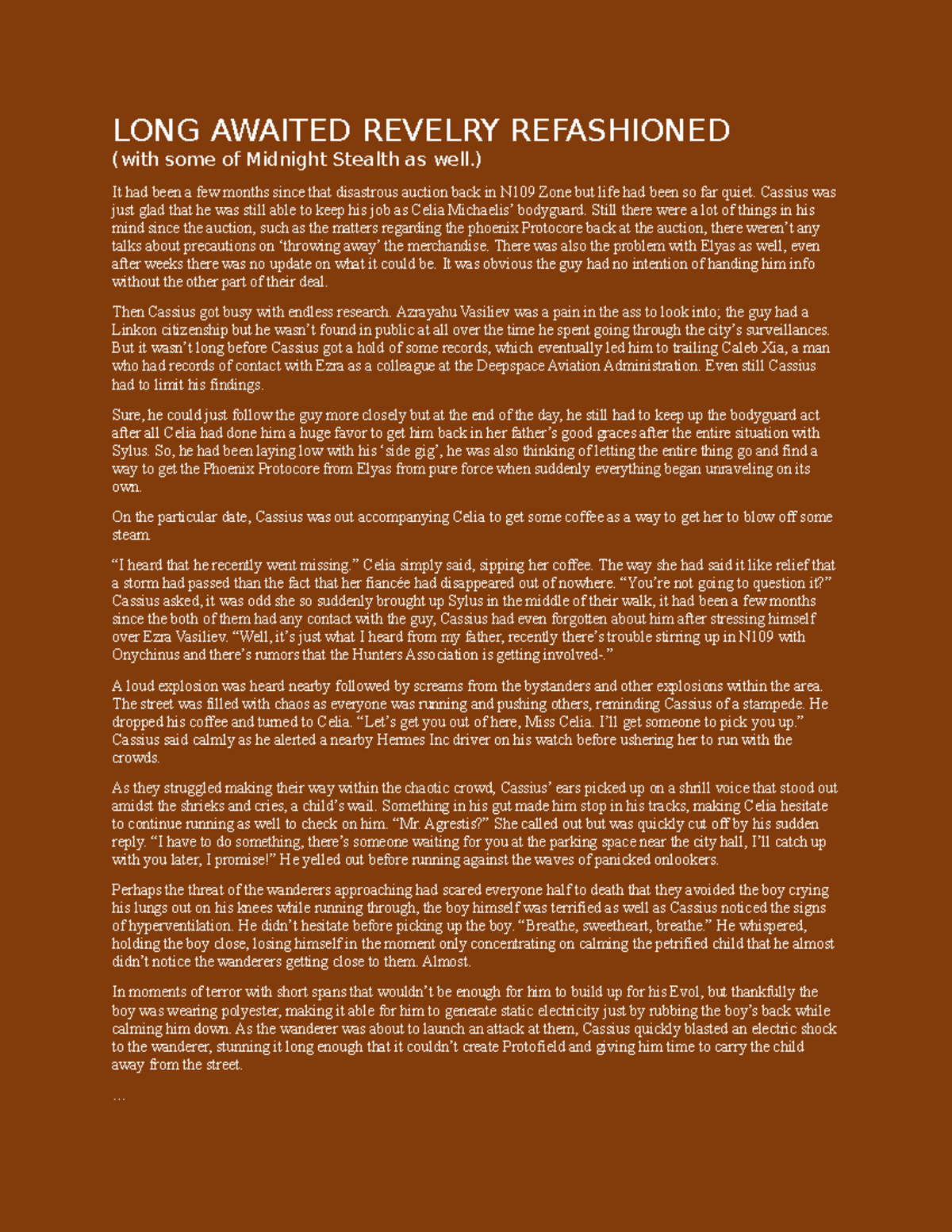 N109 Zone: The Long-Awaited Revelry Refashioned - Studocu