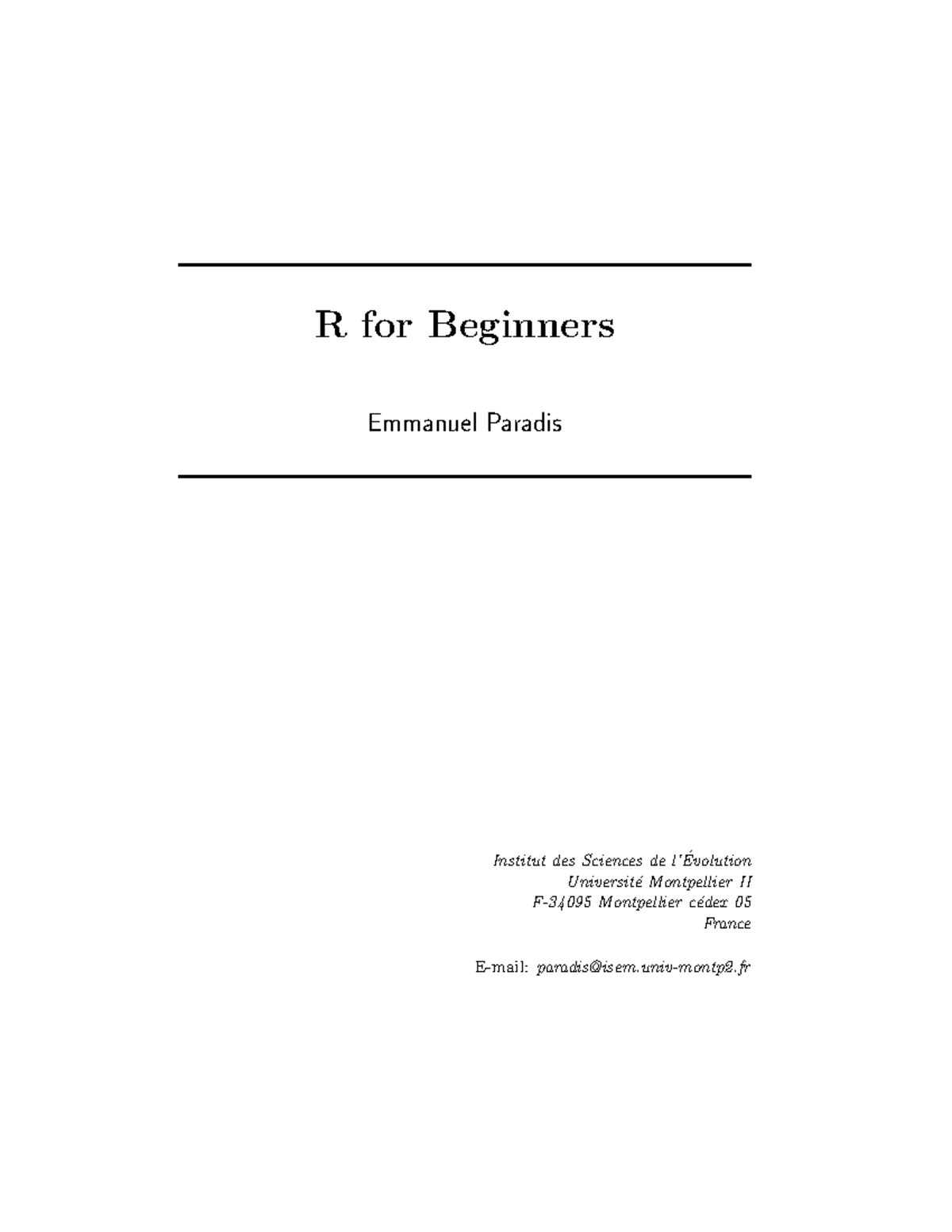 R for Beginners: Understanding How R Works - Tutorial Document - Studocu