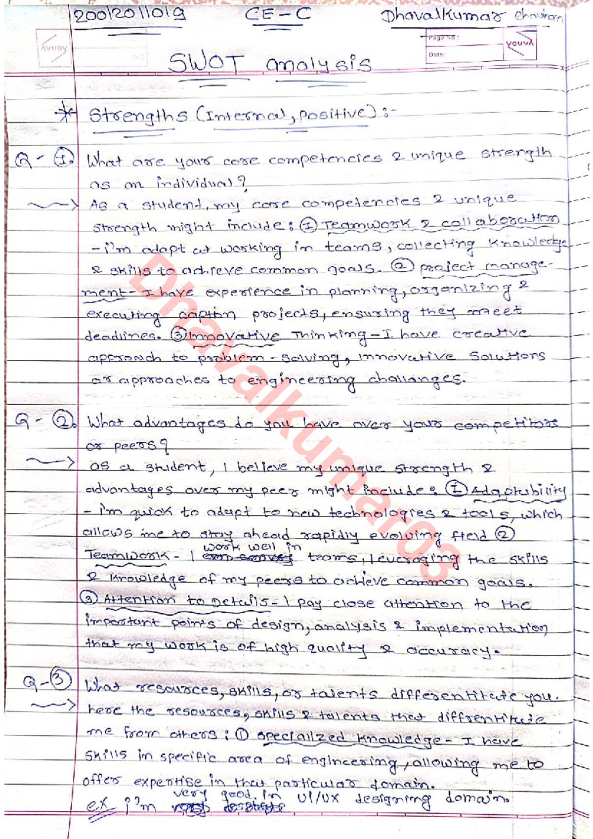 SWOT Analysis - SOFT skills and communication skill - Computer ...