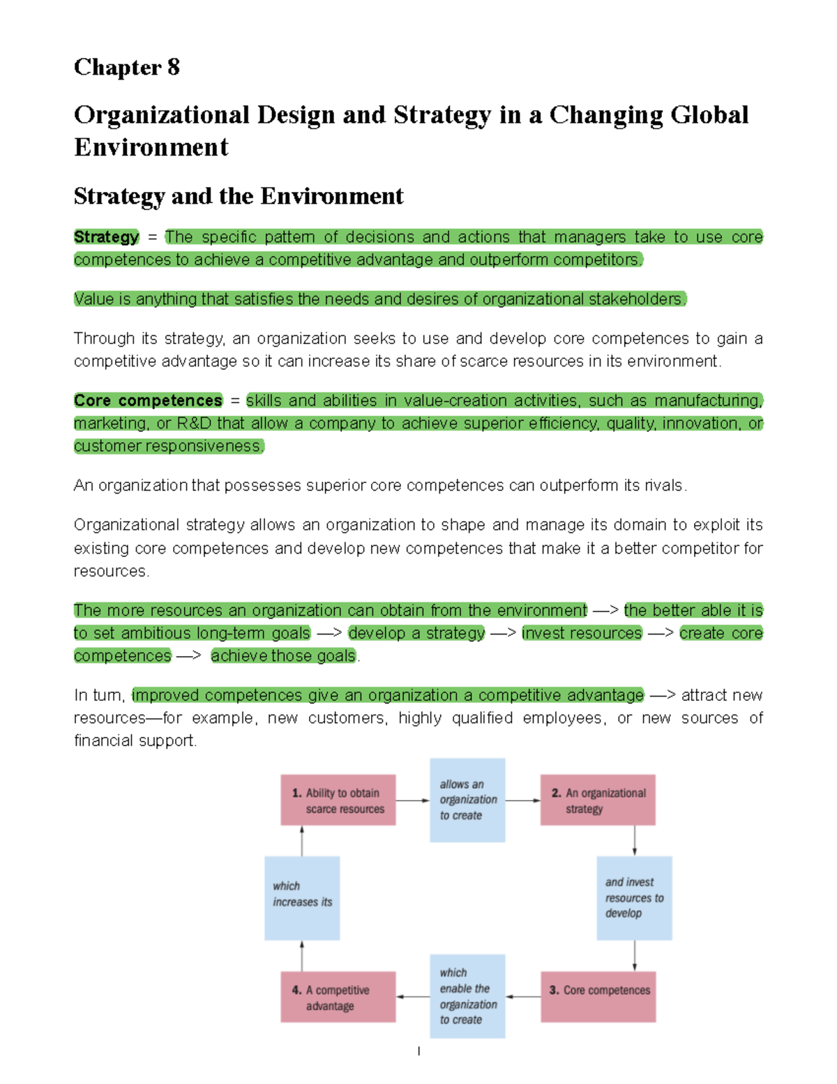Organizational Design and Strategy: Chapter 8 Overview - Studeersnel