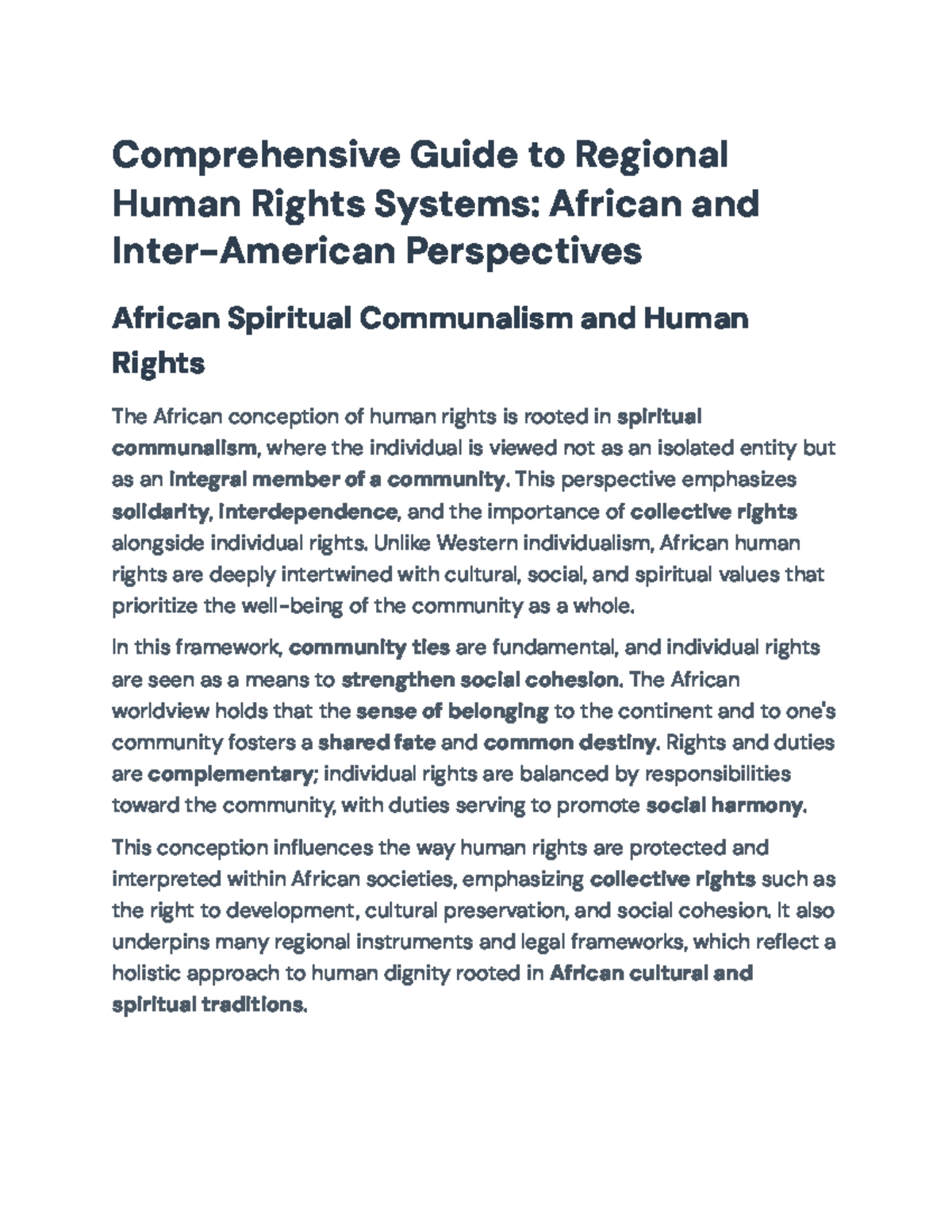 Comprehensive Guide to African & Inter-American Human Rights Systems ...