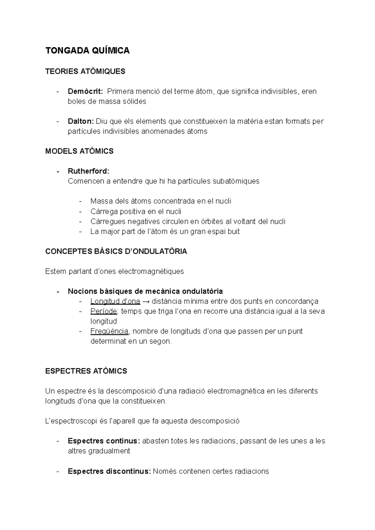 Ejercicios de Subordinadas Sustantivas - 2º Bachillerato (Repaso) - Studocu