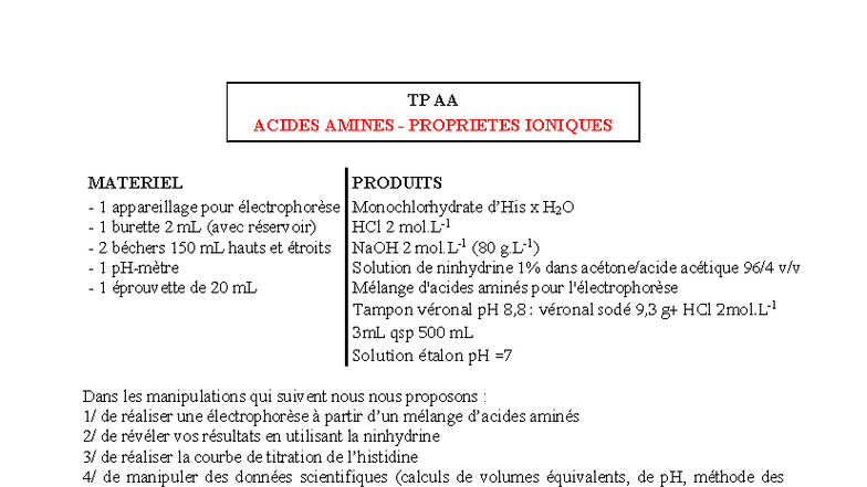 tp-aa-acides-amines-lectrophor-se-et-courbe-de-titration-studocu