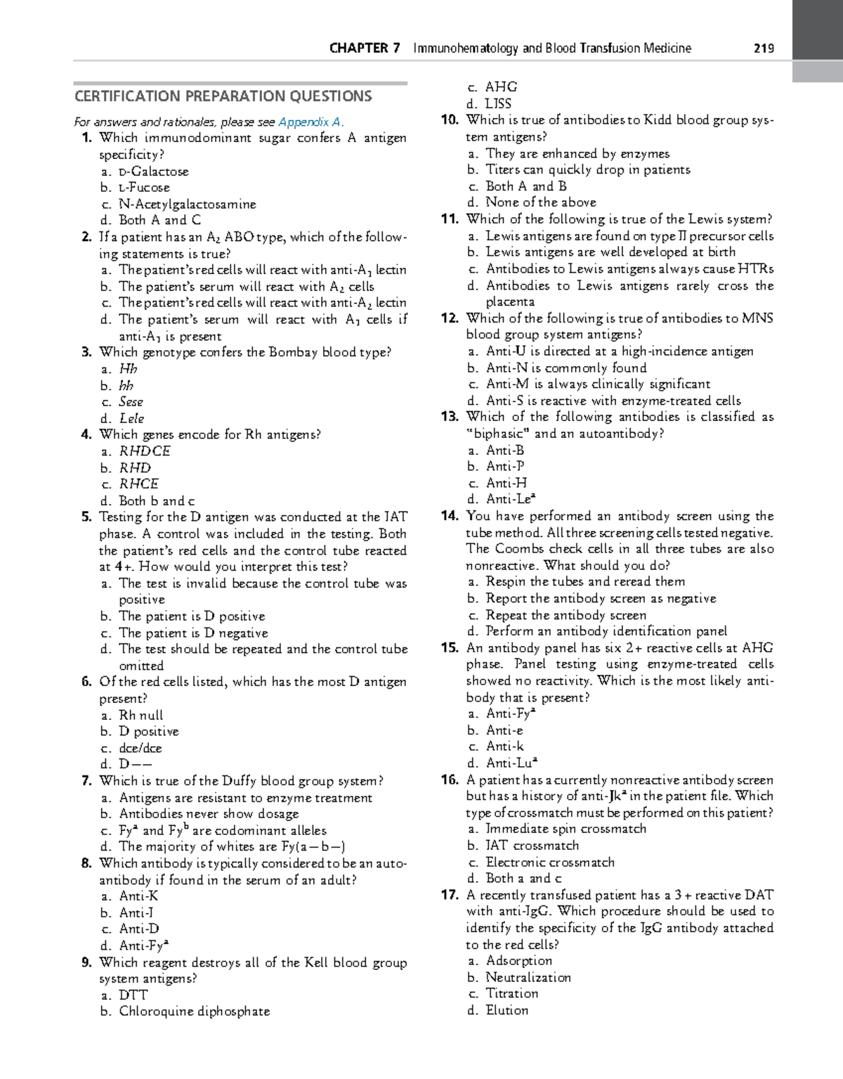 BB Elsevier - Short cut - CERTIFICATION PREPARATION QUESTIONS For ...