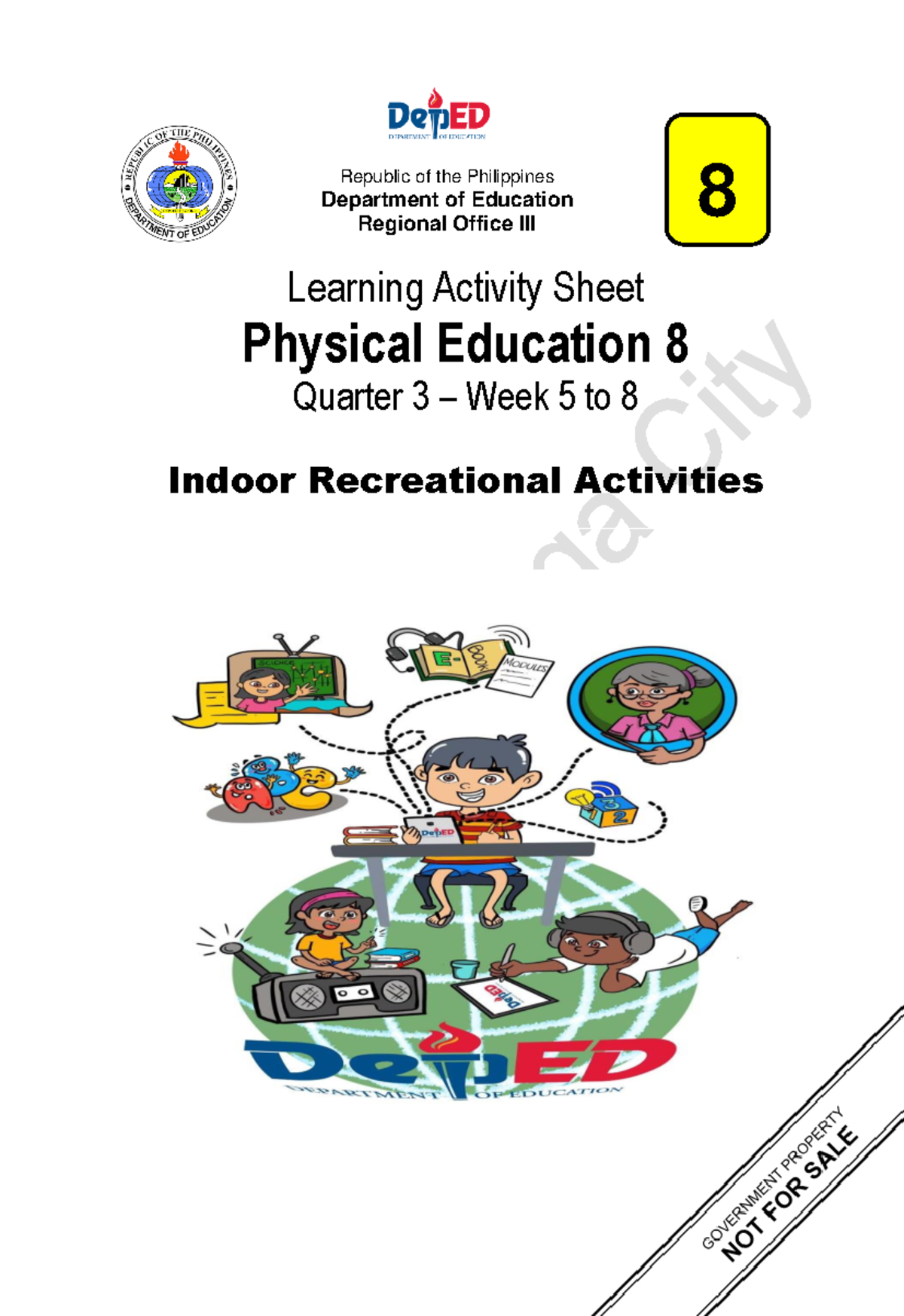3RD Quarter Grade 8 PE Learning Activity Sheets WEEK 5 8 Final ...