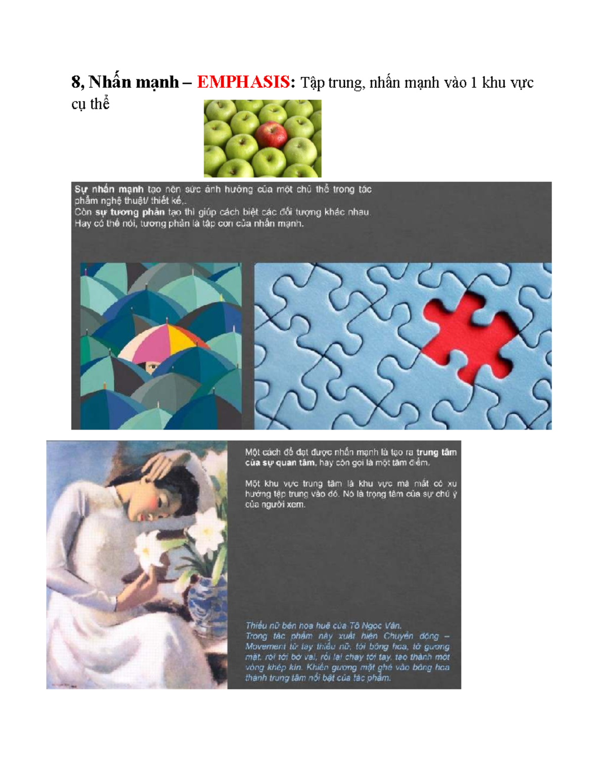 Emphasis- Unity- Variety - Logistics design - 8, Nhấn mạnh – EMPHASIS ...