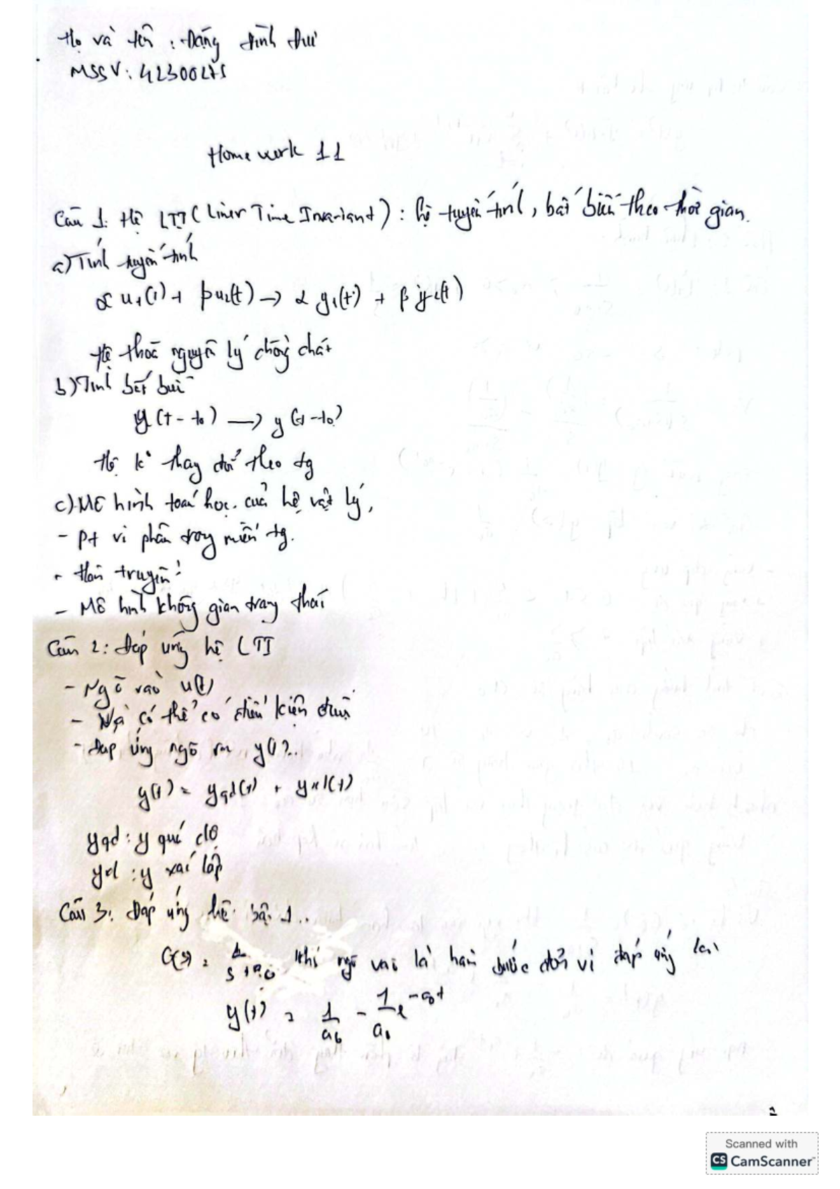 Dangdinhduc 42300275 Homework 11 & 12 Notes - Studocu