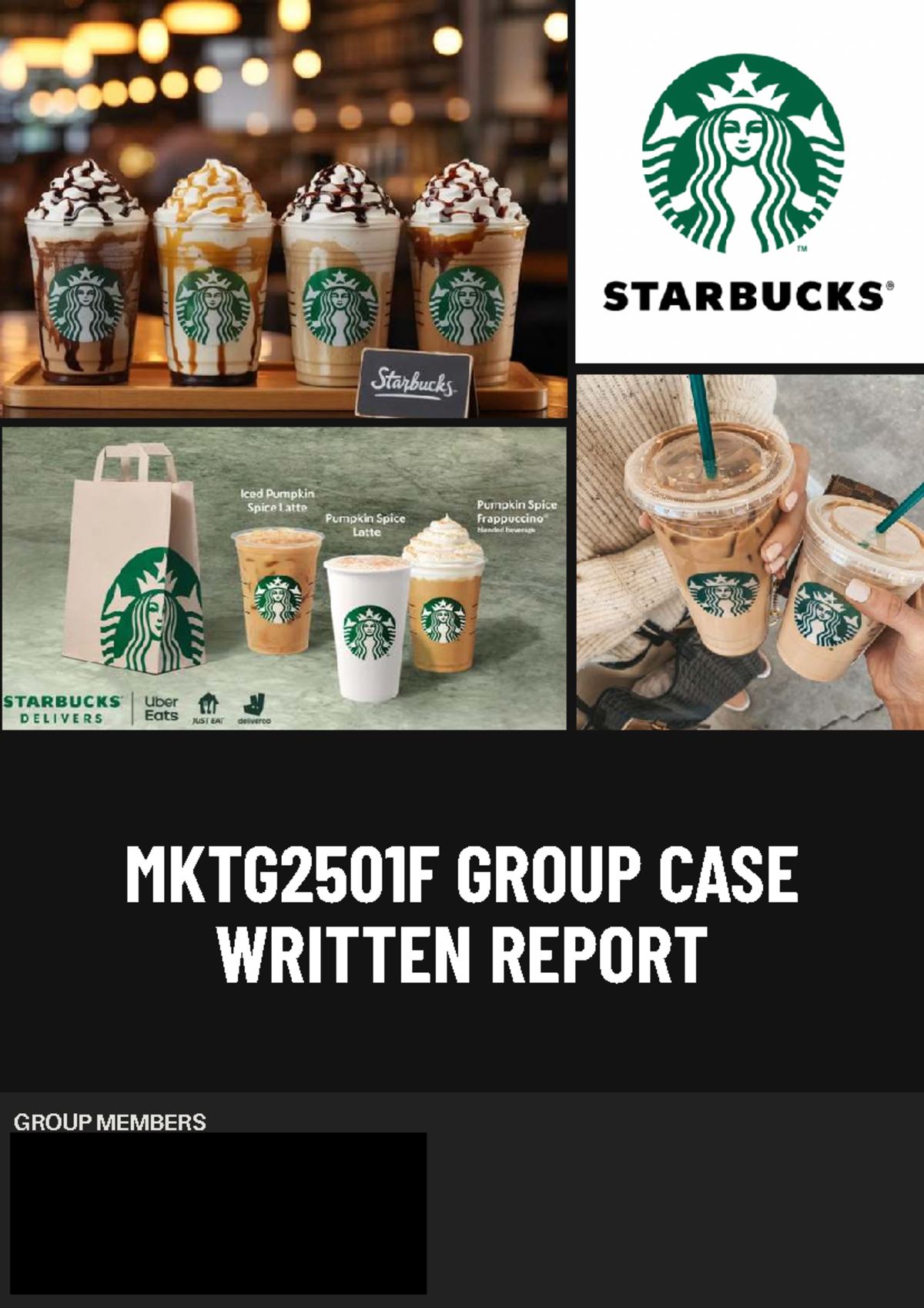 MKTG2501F Group Case Study: Starbucks' Service Challenges & Solutions ...