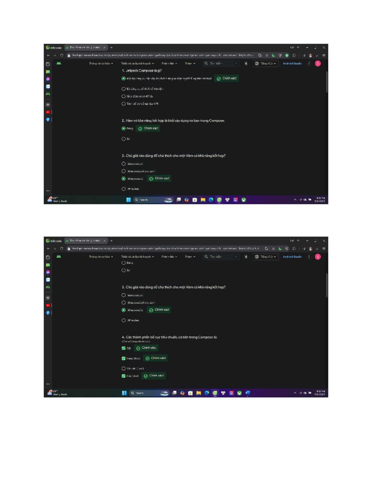 Quiz 05 - Android Basics: Jetpack Compose Fundamentals - Studocu