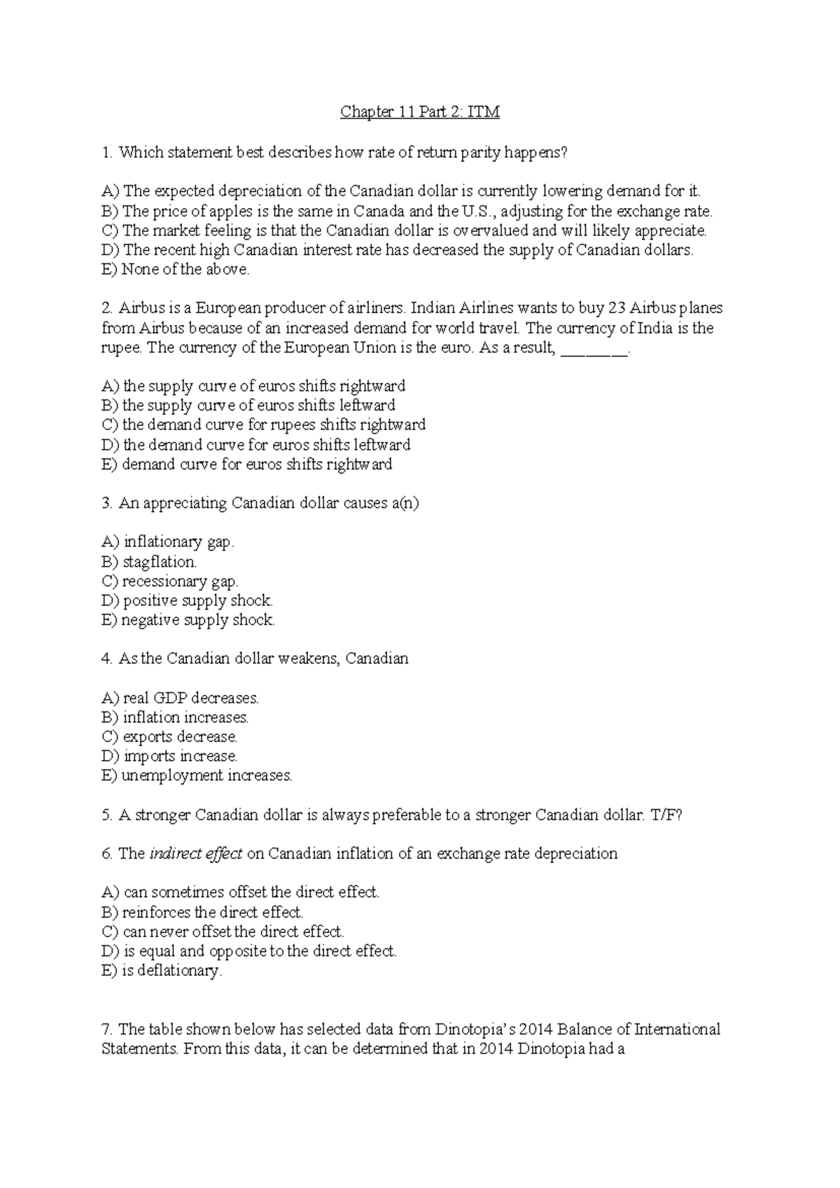 Chapter 11 B: ITM Practice Material for Exam Preparation - Studocu