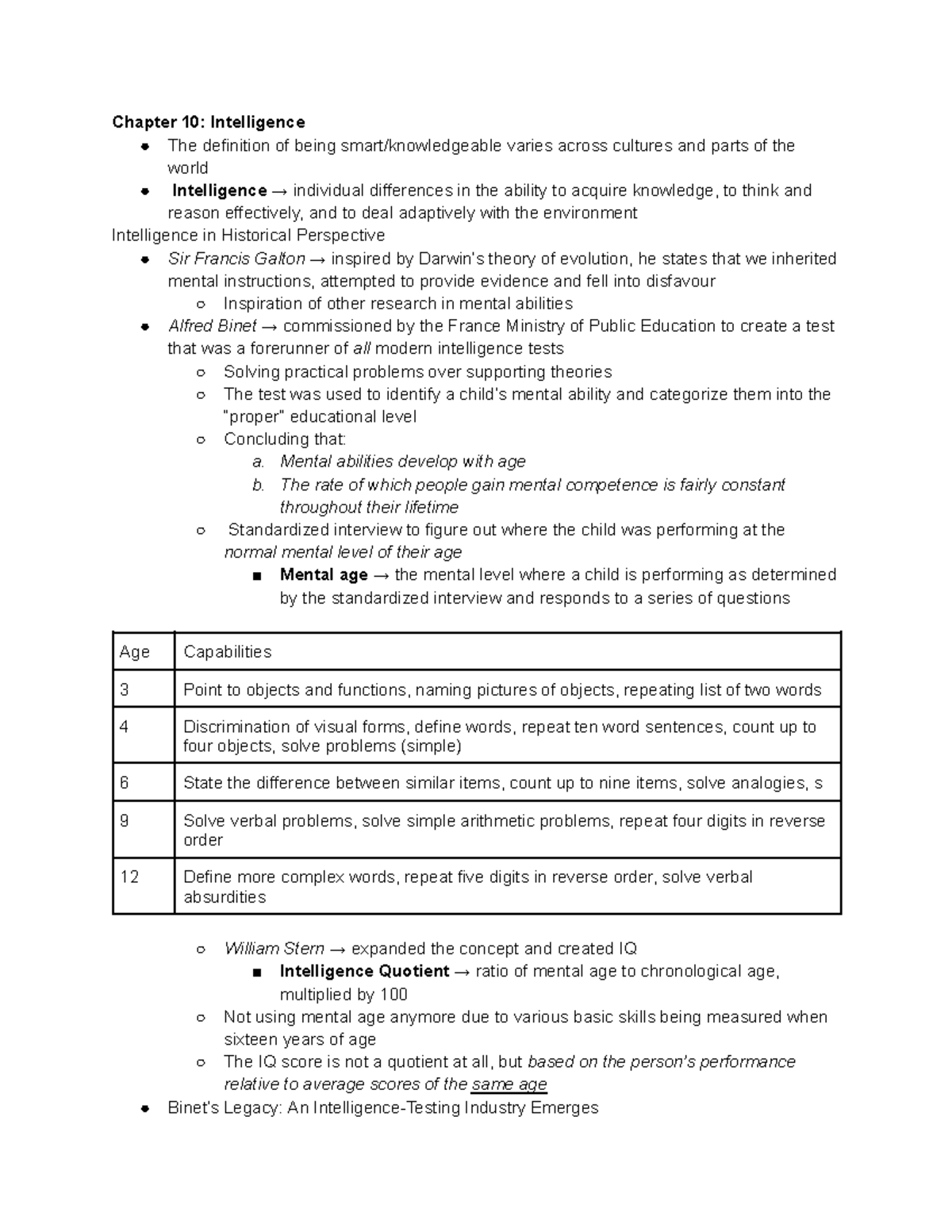 Chapter 10: Intelligence - Understanding Human Cognition and Abilities ...