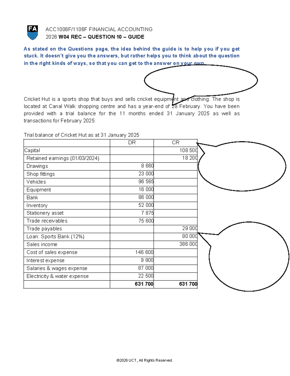 FINANCIAL ACCOUNTING 2026 W04 STUDY GUIDE FOR QUESTION 10 - Studocu