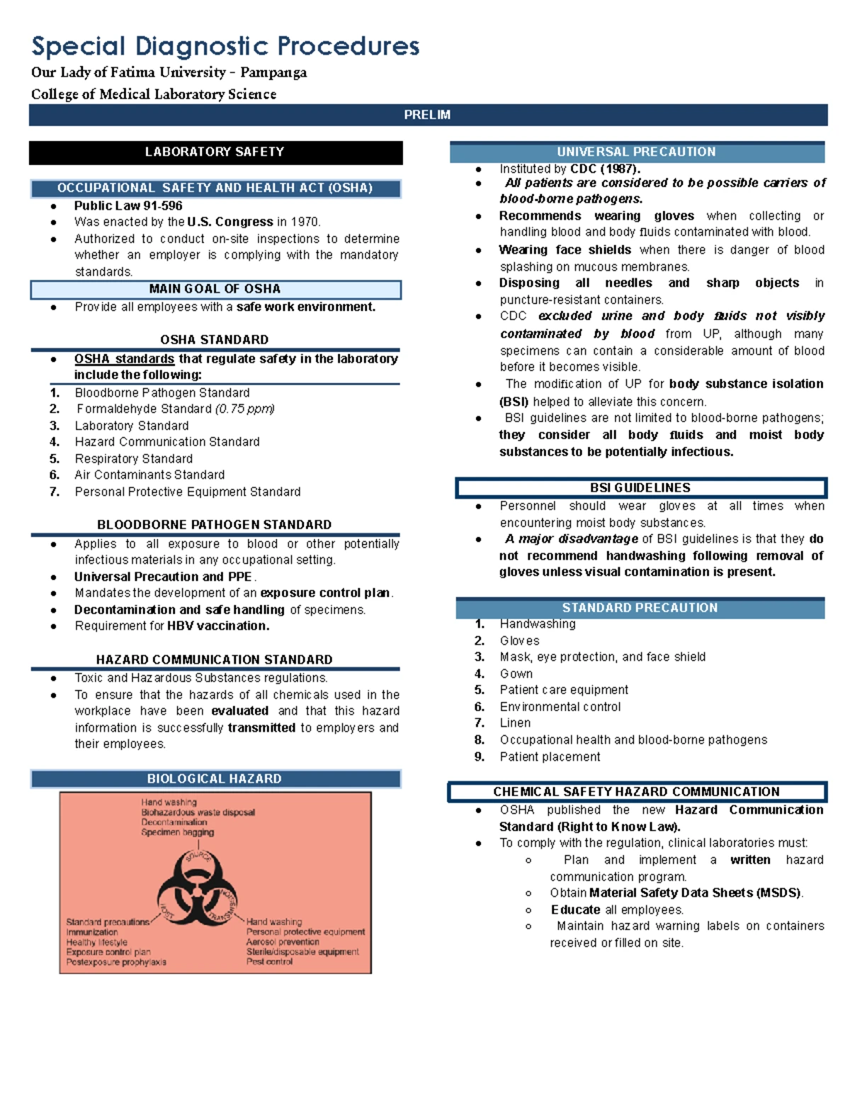 Bacte Lec: Mycobacterium Overview and Laboratory Safety Considerations ...