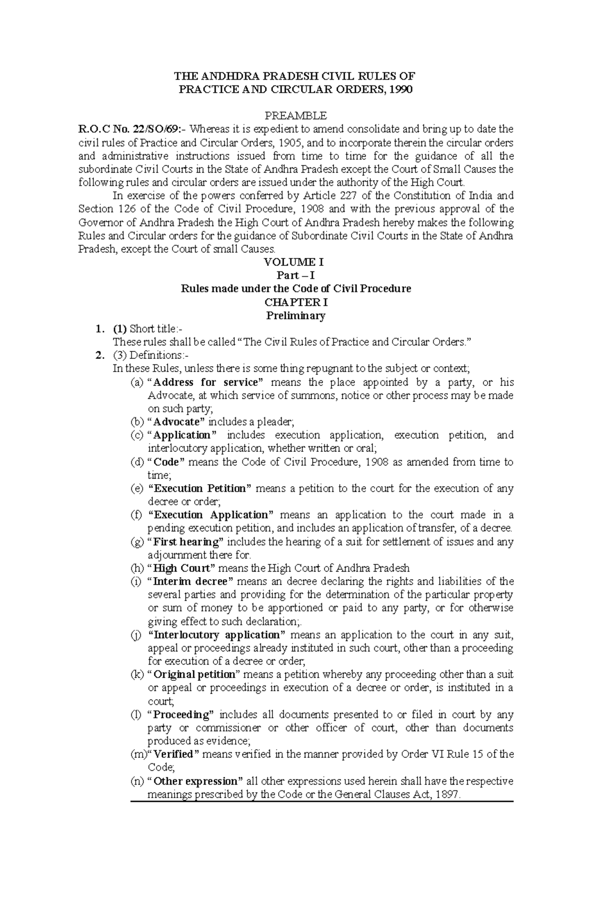 Civilrulescircularorders 0 0 - THE ANDHDRA PRADESH CIVIL RULES OF ...