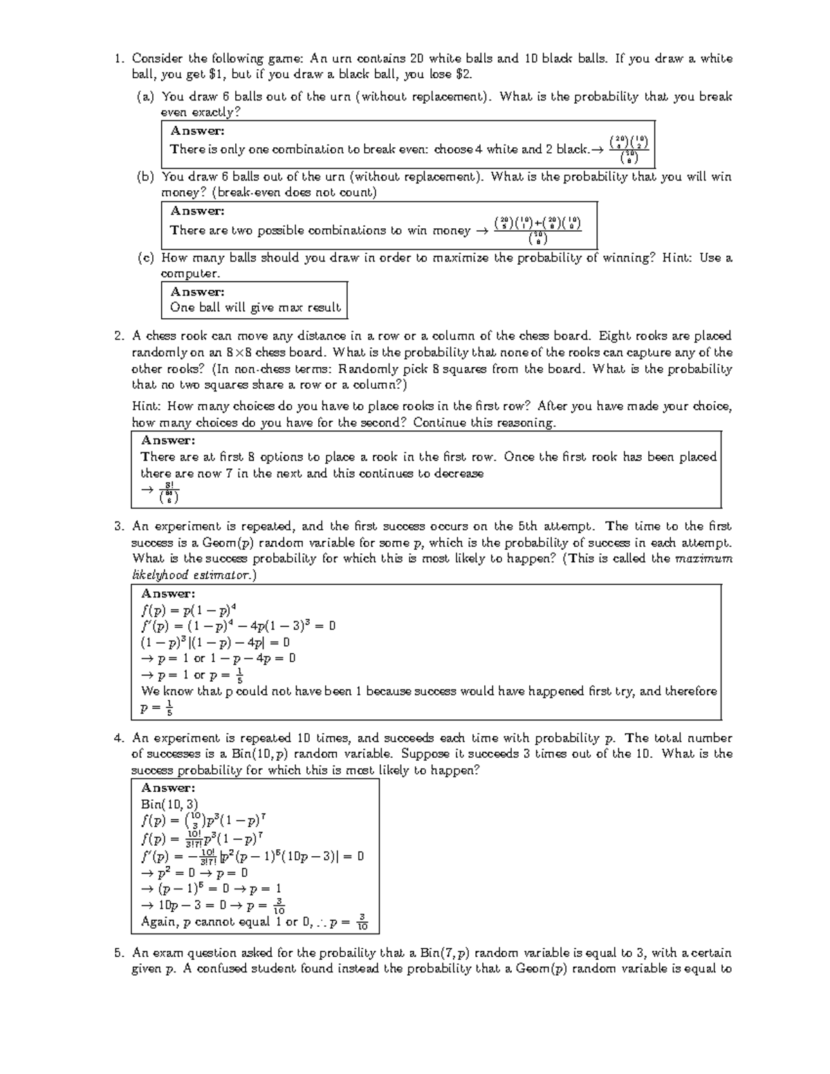 Studochw 2 - Solutions to Homework Assignment 2 - Studocu