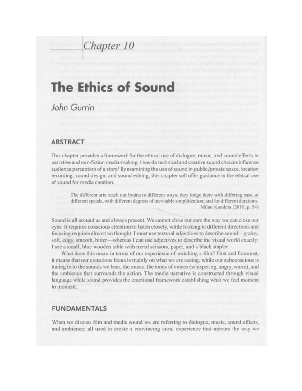 Chapter 10: The Ethics of Sound in Media Production (Course Code: MDA ...