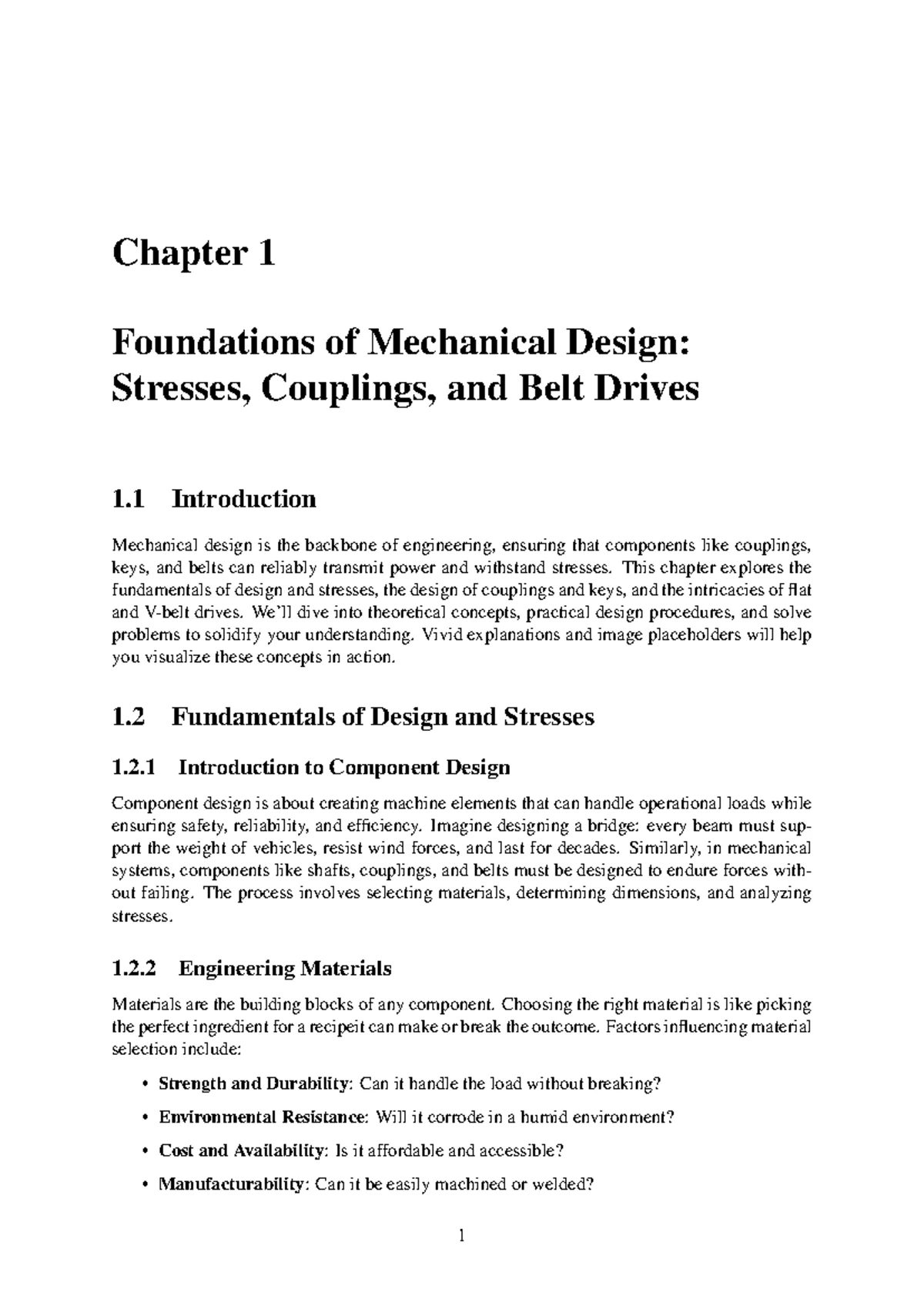 Unit I: Fundamentals of Design and Stresses - ME 101 Overview - Studocu