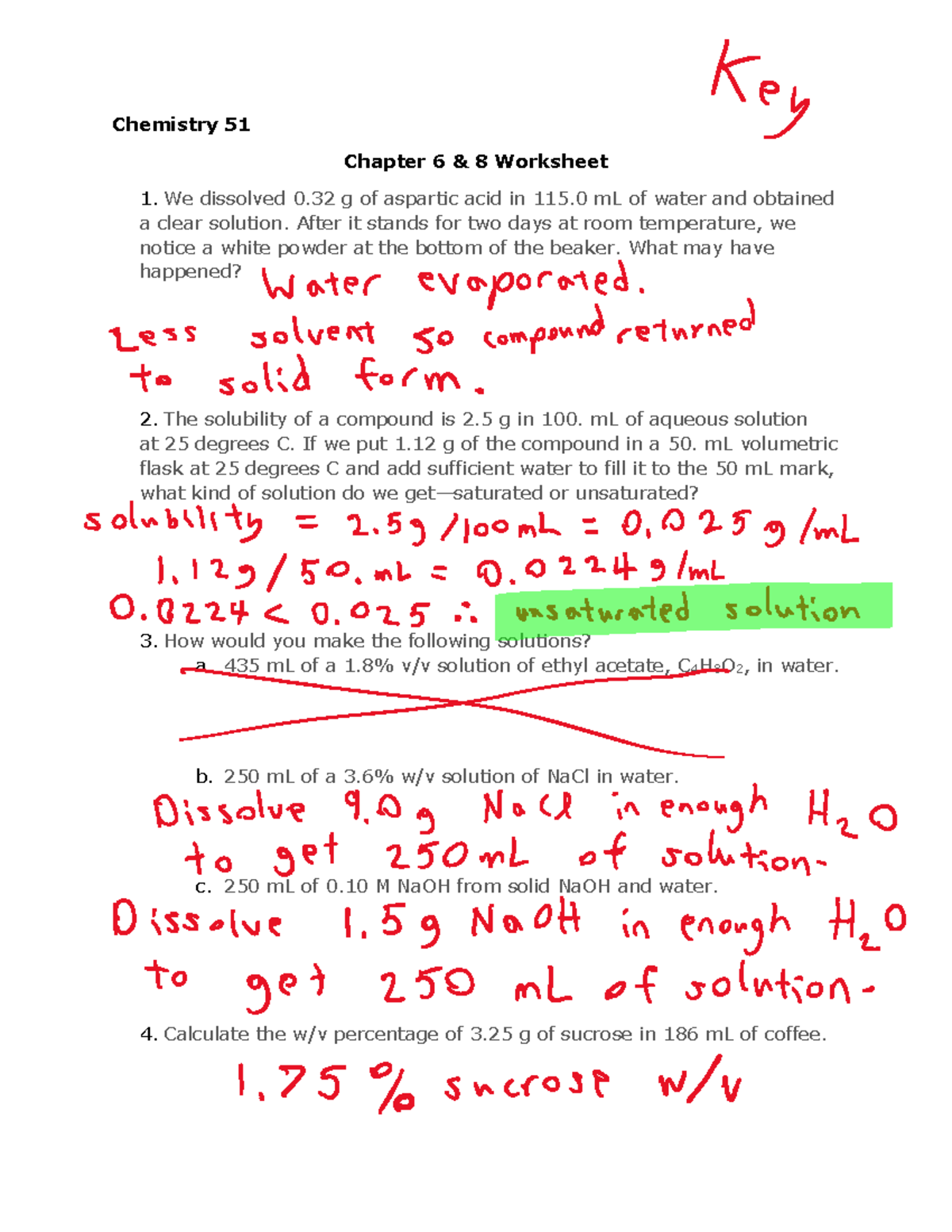 Chapter+6+%26+8+worksheet+key - Chemistry 51 Chapter 6 & 8 Worksheet 1 ...