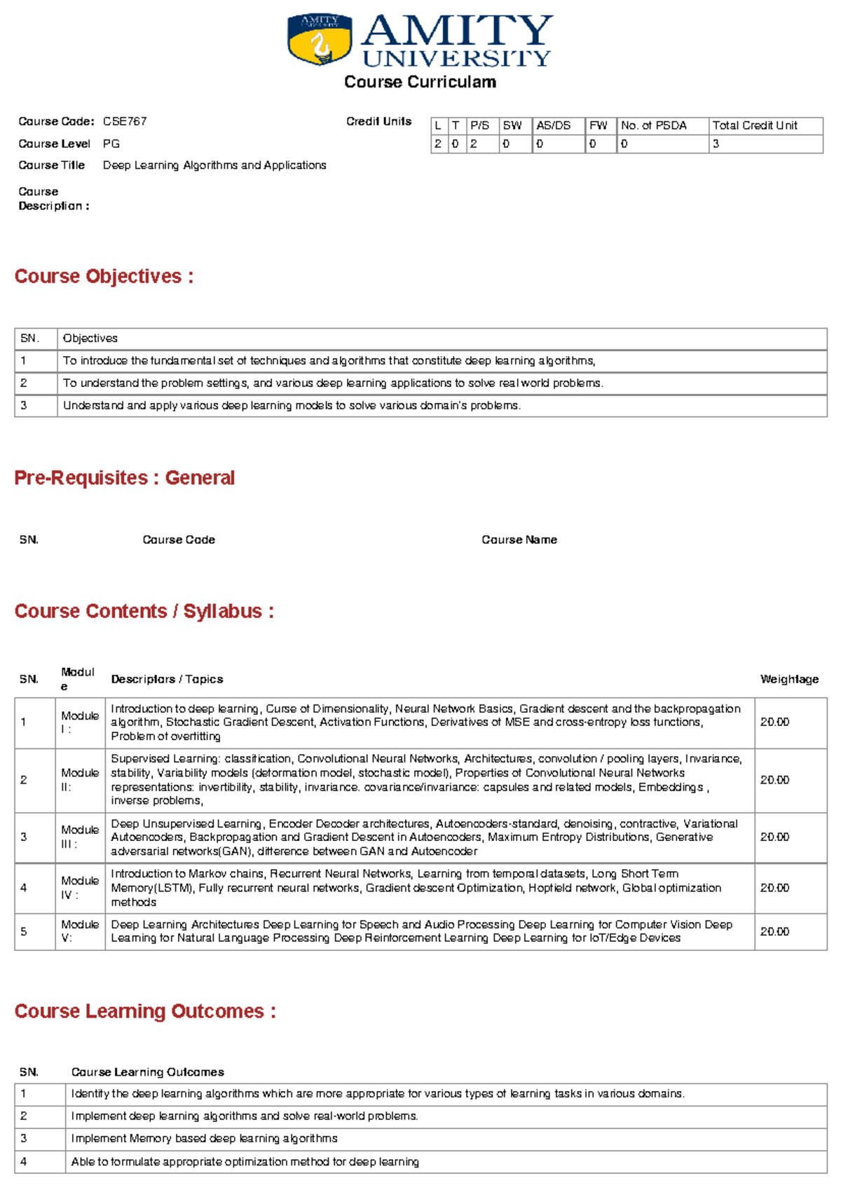 CSE767 Final Exam Deep Learning Curriculum and Practical Applications ...