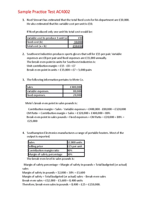 AC4002+Tutorial+2+Week+3 - AC4002 Tutorial 2 – Week 3 Question 1 ...
