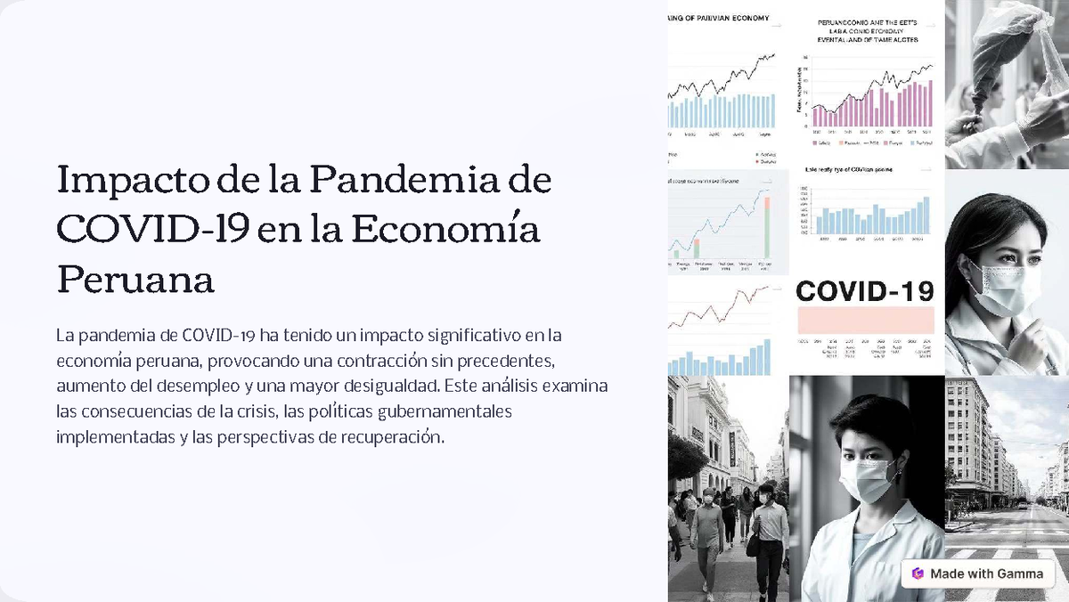 Impacto de la Pandemia en la Economía Peruana: Análisis y Respuesta ...