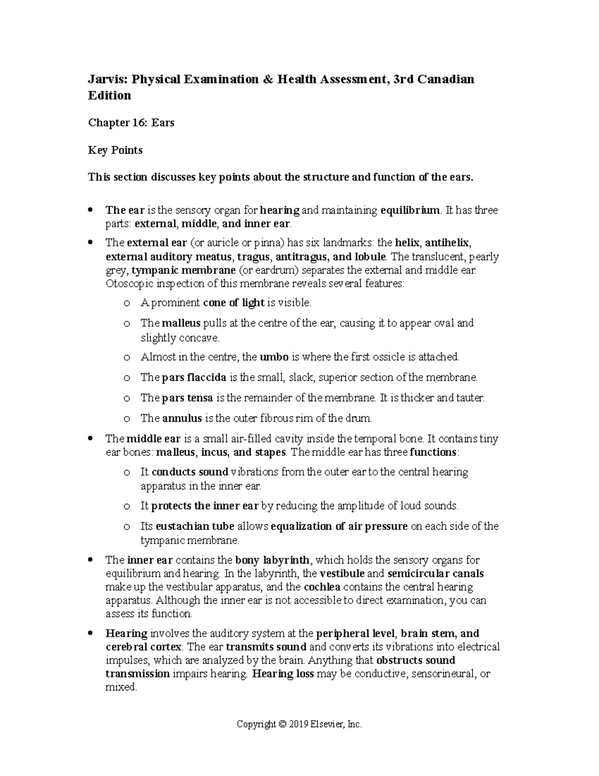 Chapter 016 - JARVIS TEXTBOOK NOTES SUMMARIZED - Jarvis: Physical ...