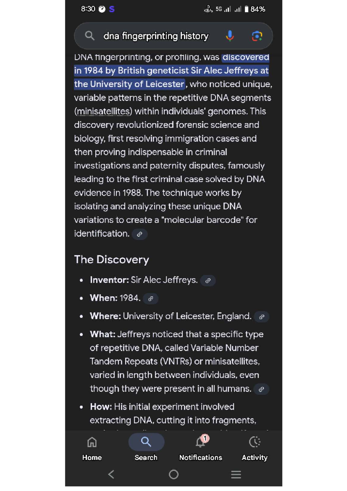 DNA Fingerprinting History and Applications: A Comprehensive Overview ...