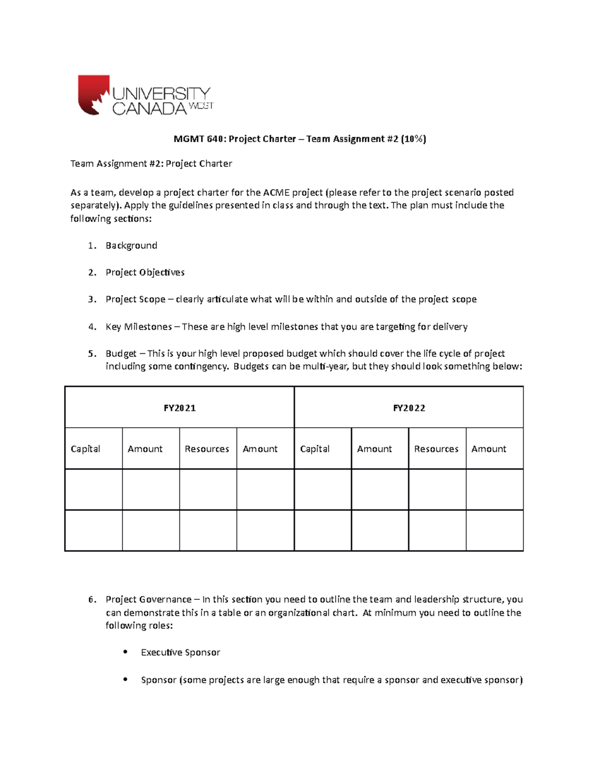 Team Assignment #2 - Apply the guidelines presented in class and ...