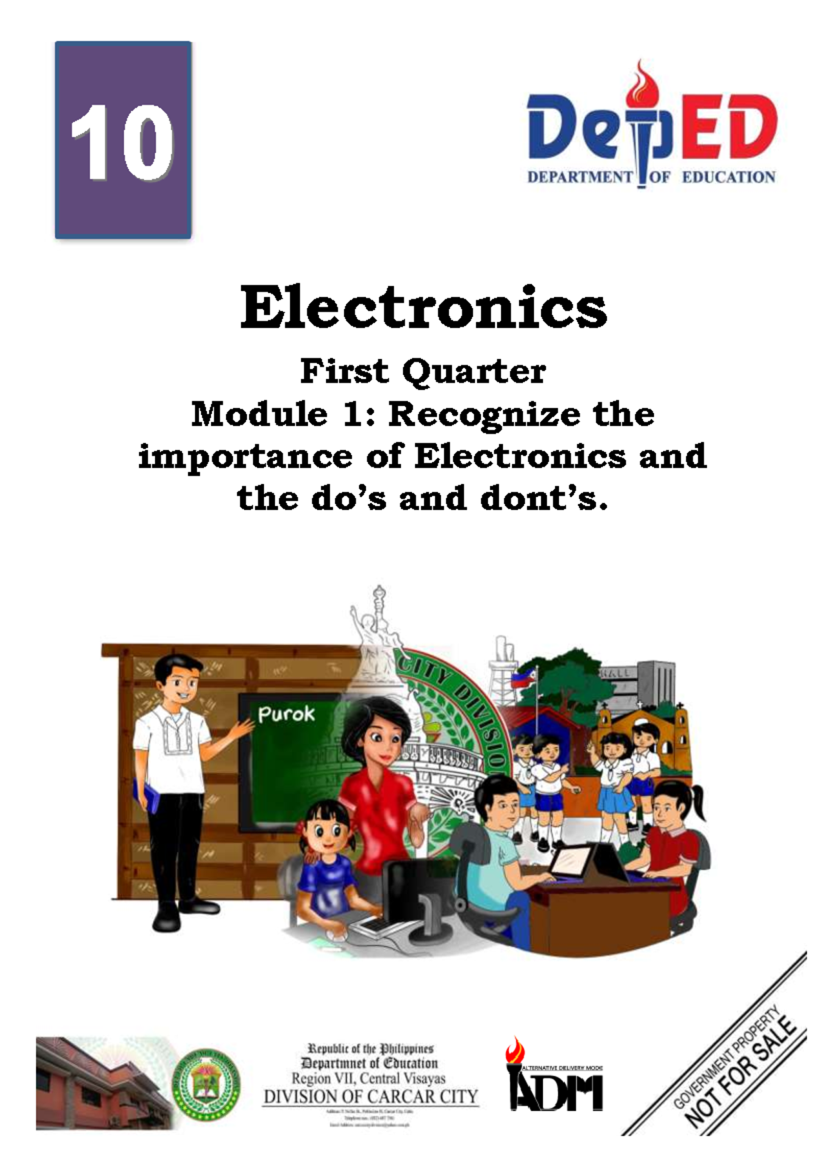 Electronics Robotics: Q1 Module on Safety and Importance of Electronics ...