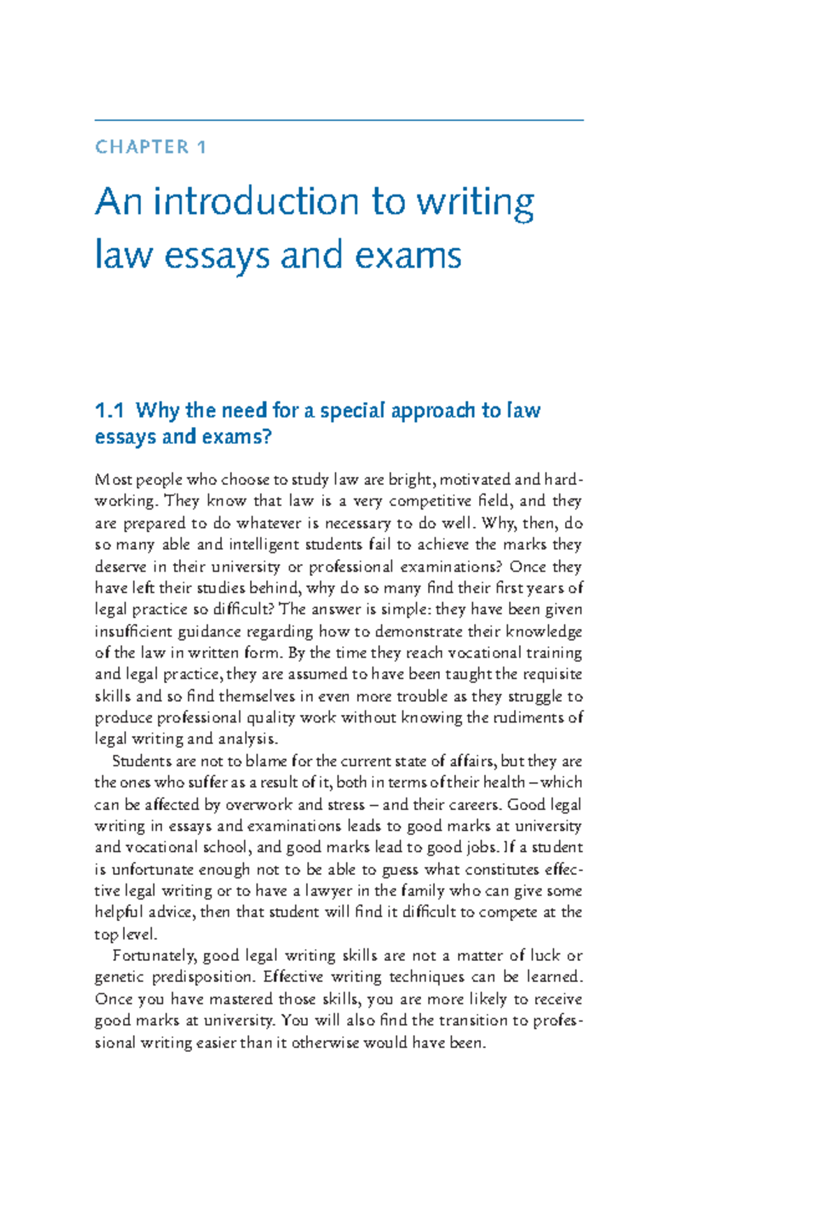 MPS 68248513: Final Exam Guide to Writing Law Essays and Exams - Studocu