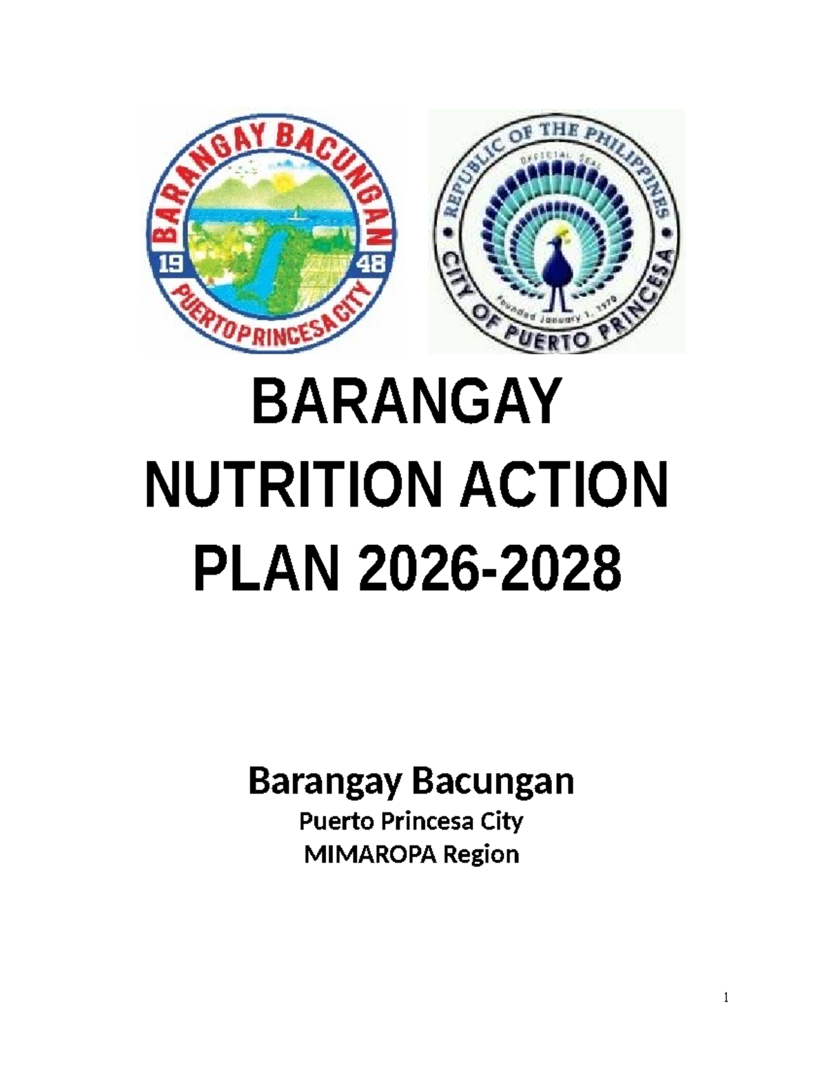 Barangay Nutrition Action Plan (BNAP) 2026: Strategies for Health - Studocu