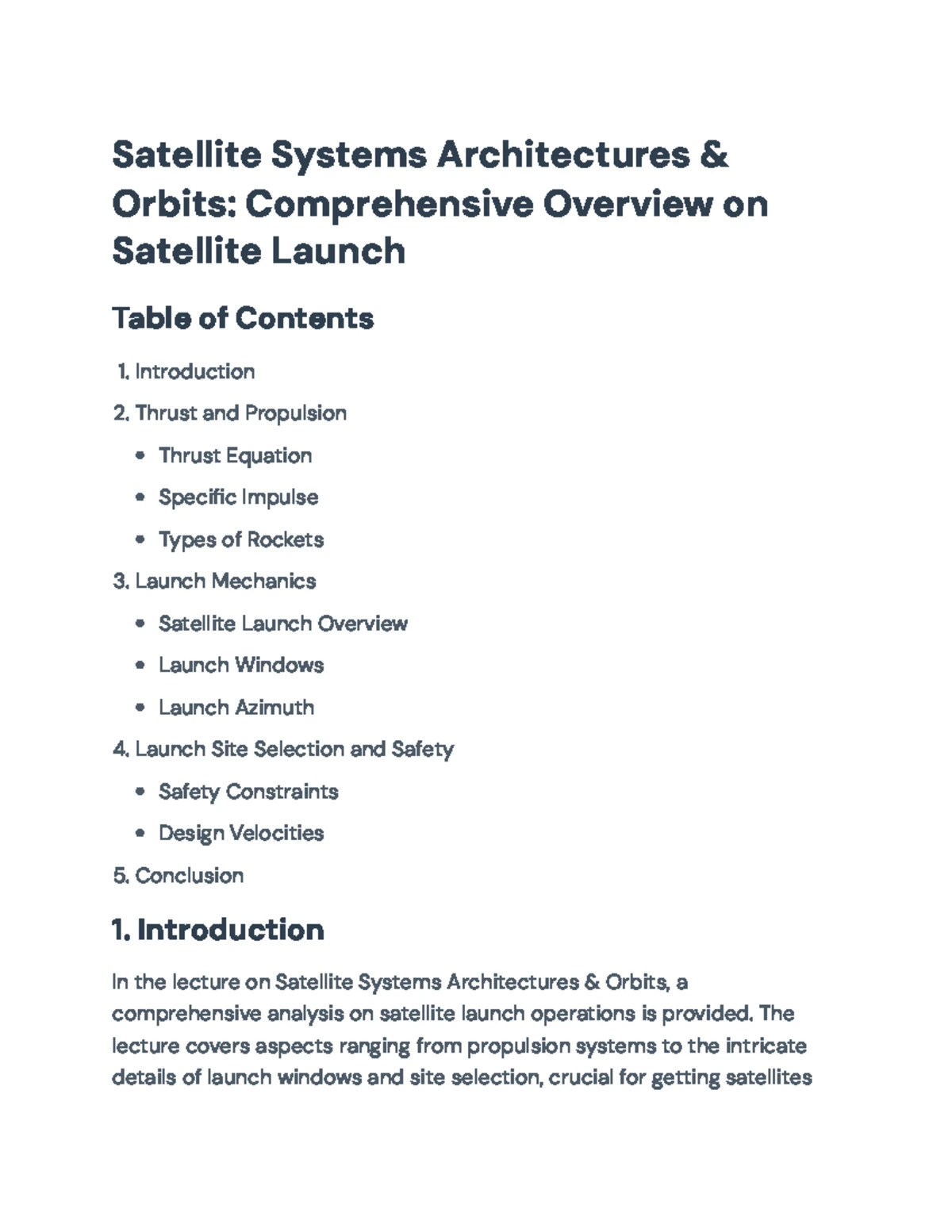 AERO9500 Lecture Notes: Time & Coordinate Systems in Satellite Orbits ...