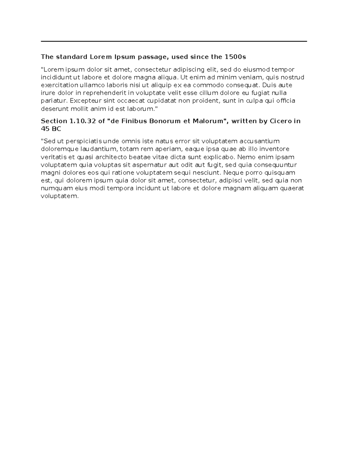1 - Analysis of the Standard Lorem Ipsum Passage in History - Studocu