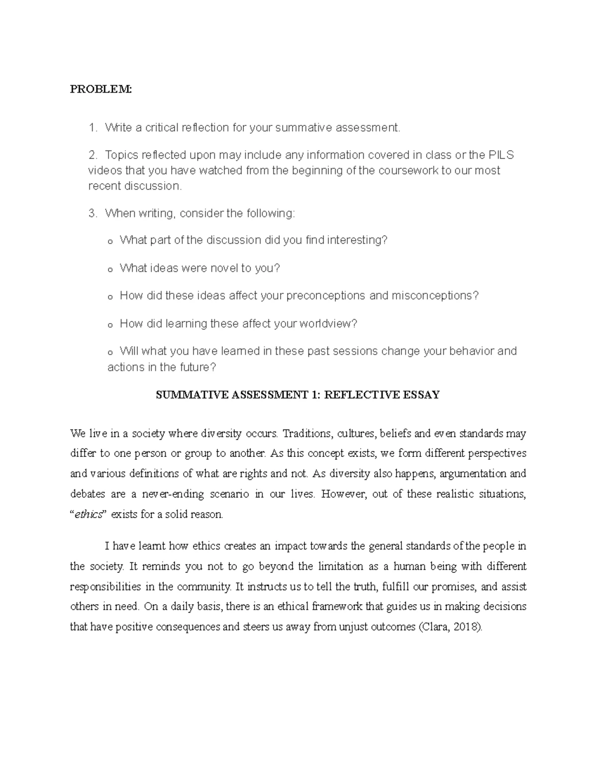 Performance Task: Price Elasticity in Applied Economics (AEC101) - Studocu
