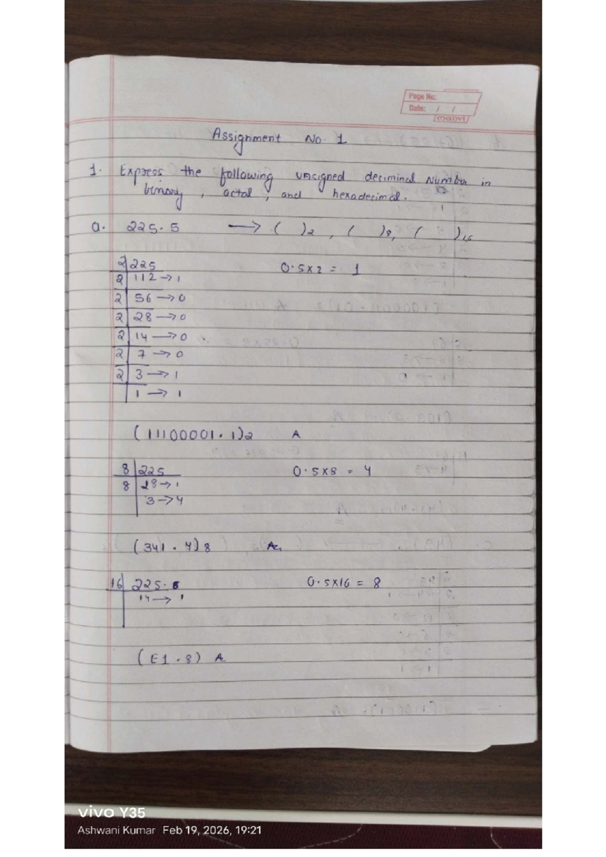 DE Assignment 1 - Digital Number Systems and Boolean Algebra - Studocu