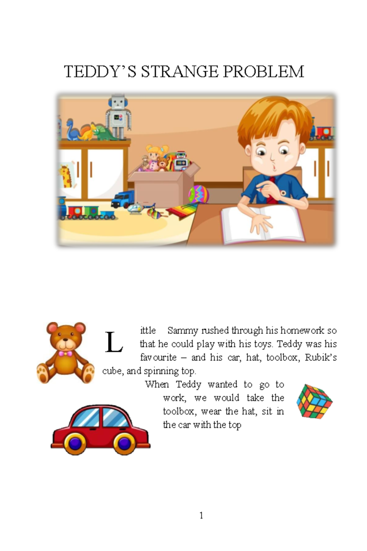 Teddy's Strange Problem: A Journey to Understanding Emotions - Studocu