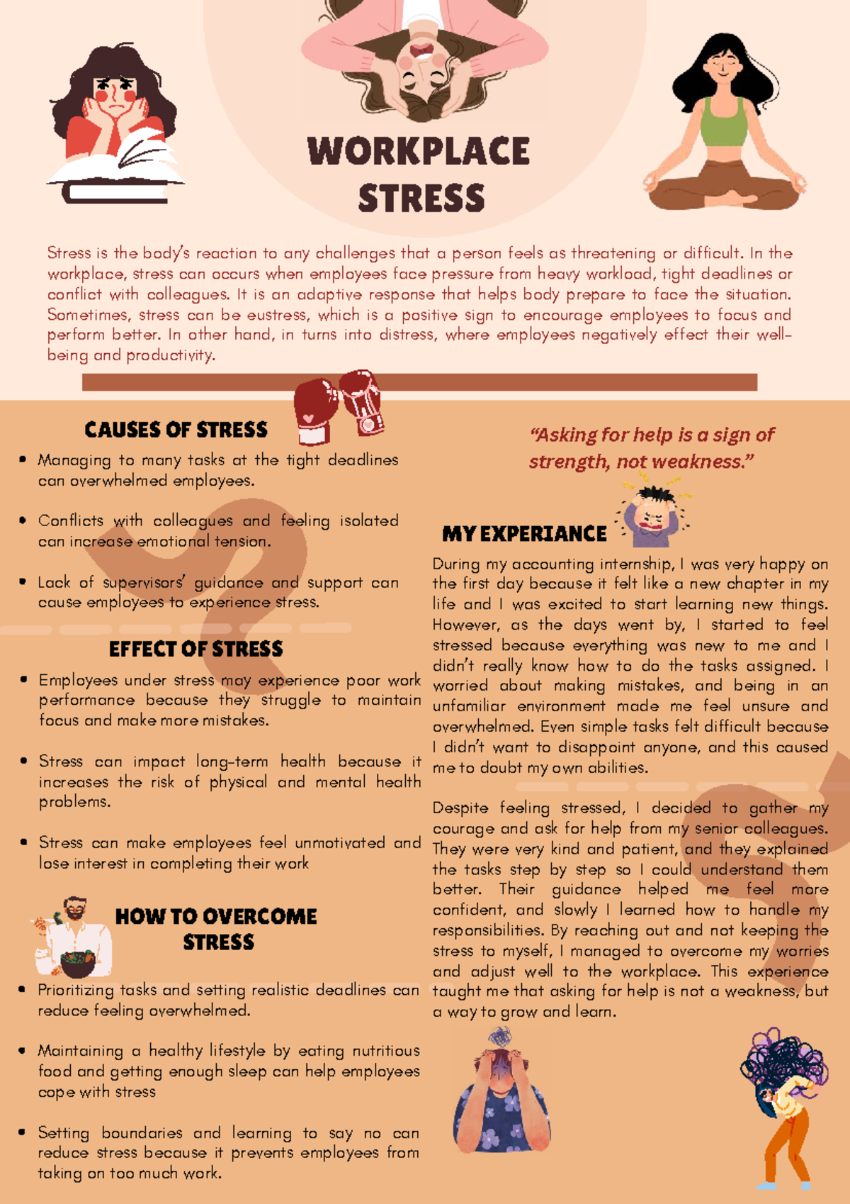 WORKPLACE STRESS: Understanding Causes and Coping Strategies - Studocu